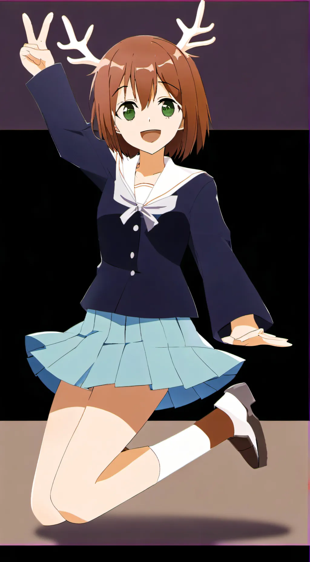 ai character: Shikanoko Noko background