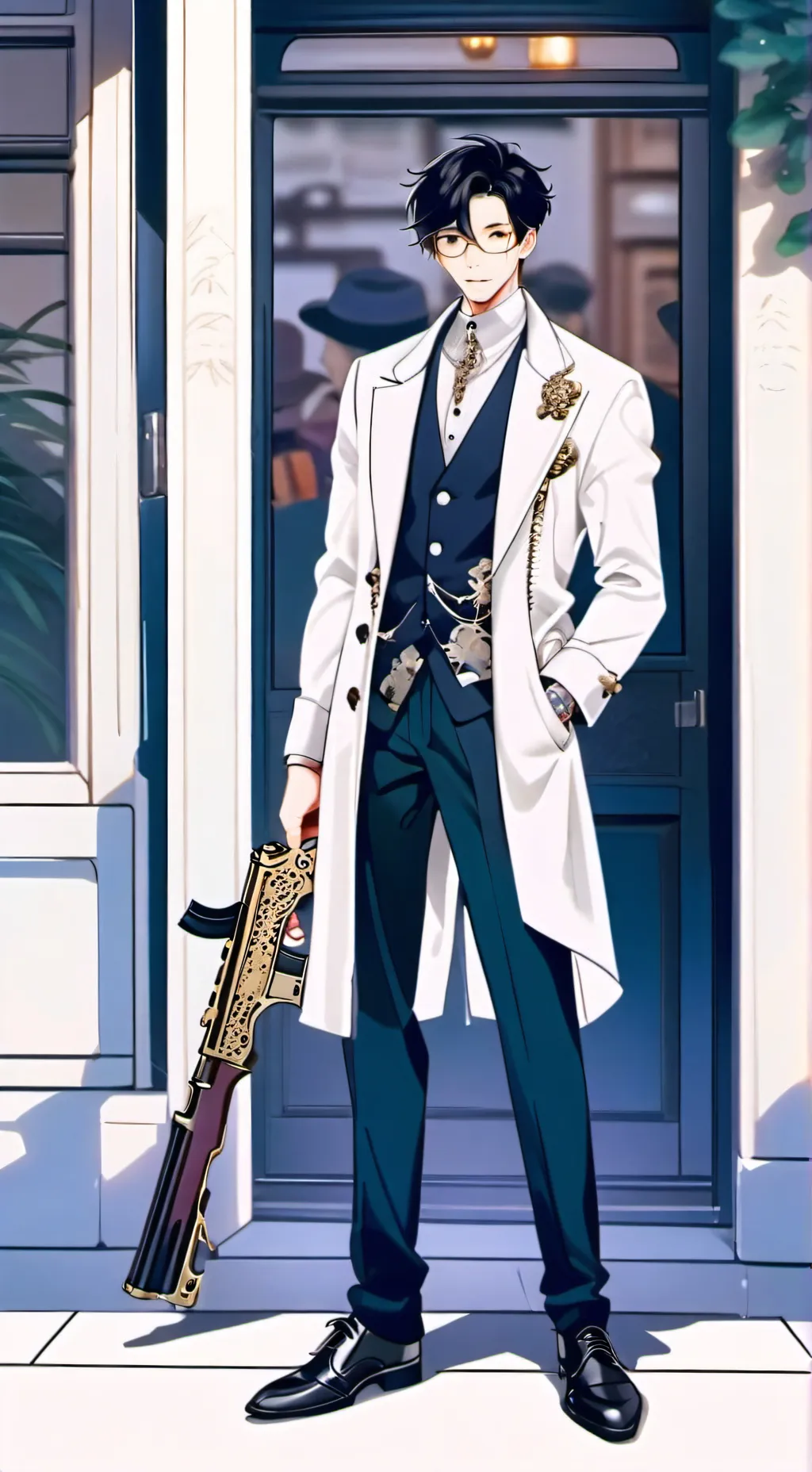 ai character: smart gun (ship) background