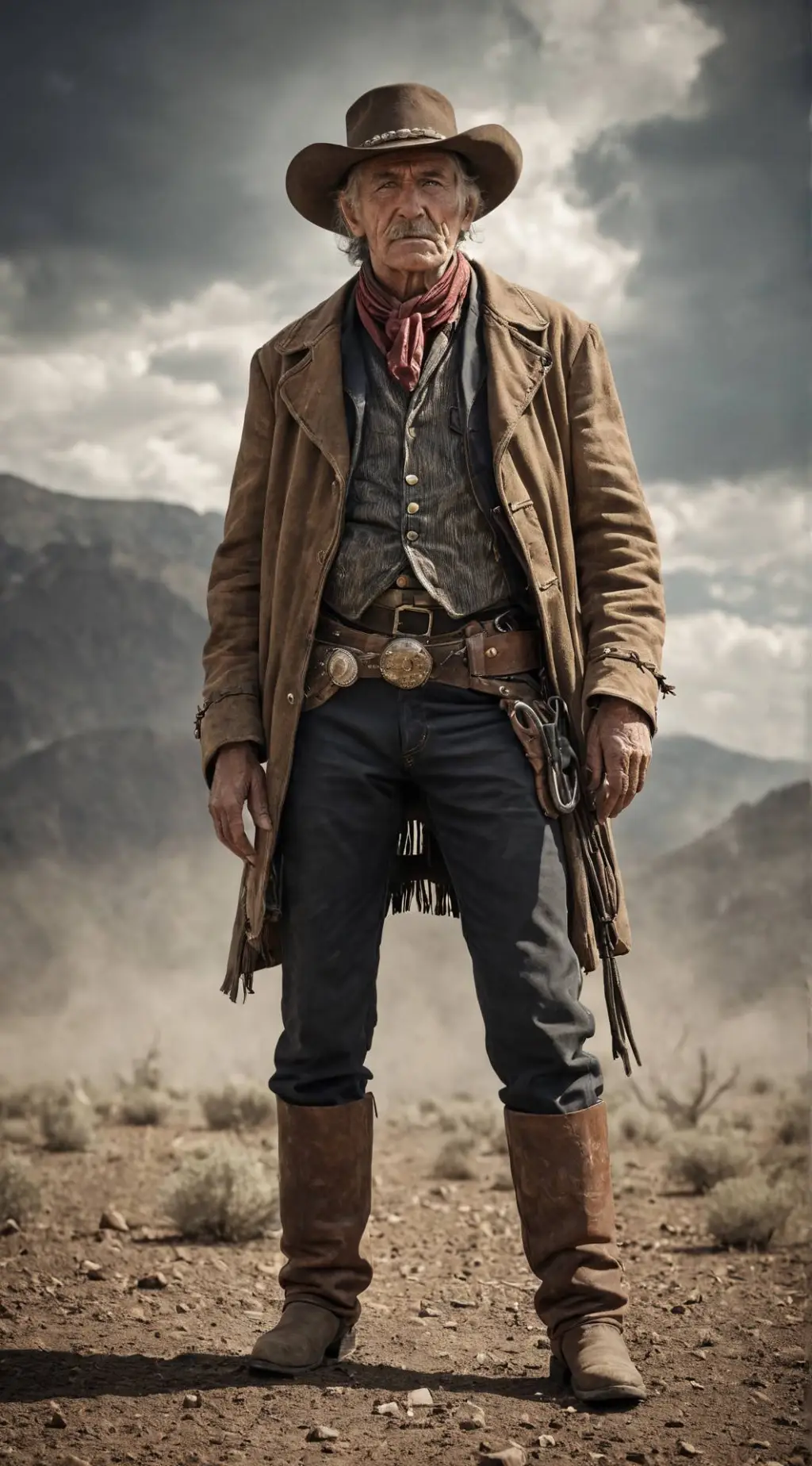 ai character: Old Man Ben background