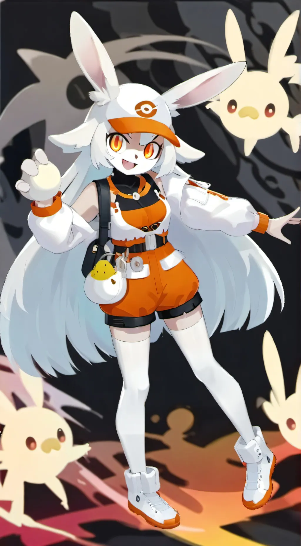 ai character: Cinderace background