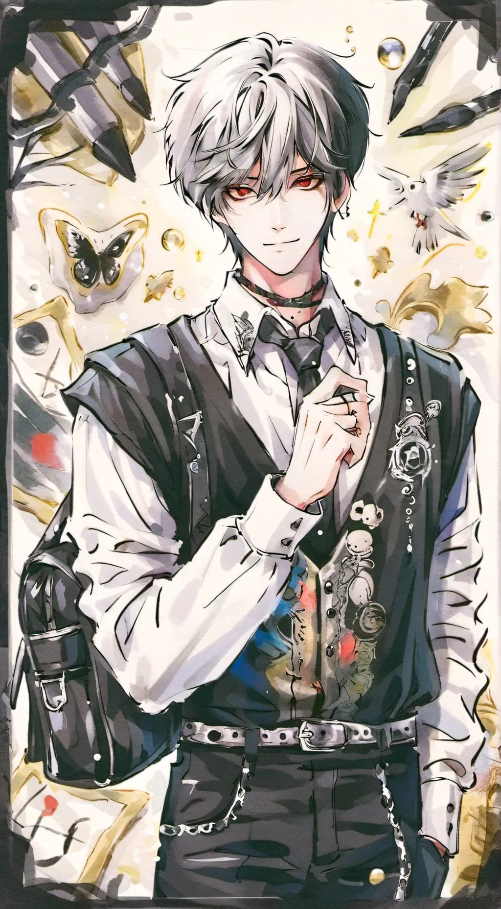 ai character: Singer MHA background