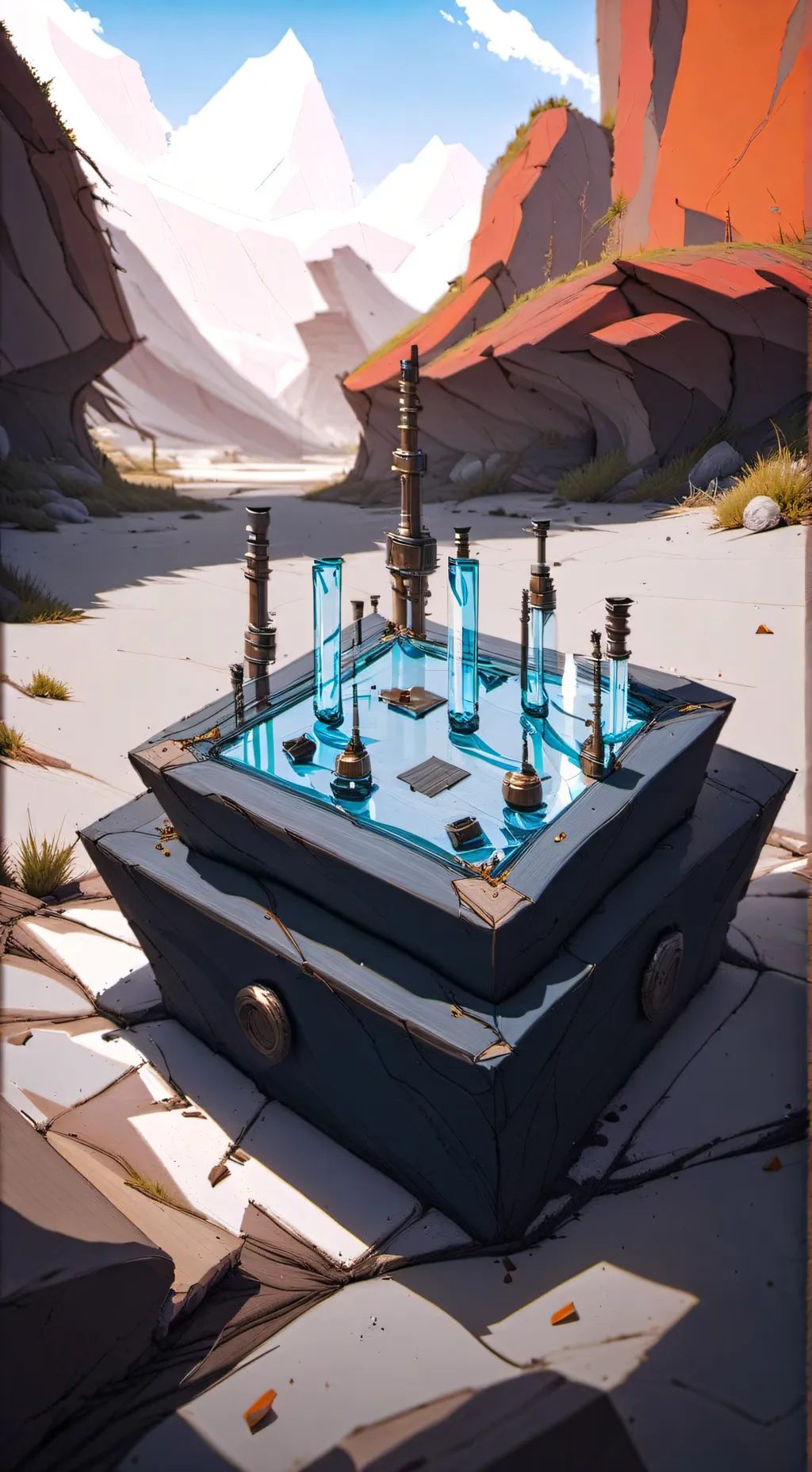 ai character: MHA LAB background