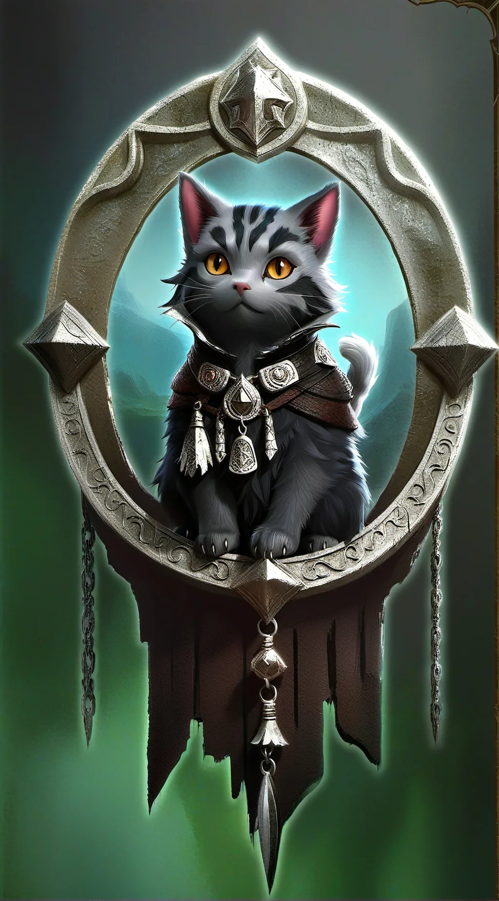 ai character: cat background