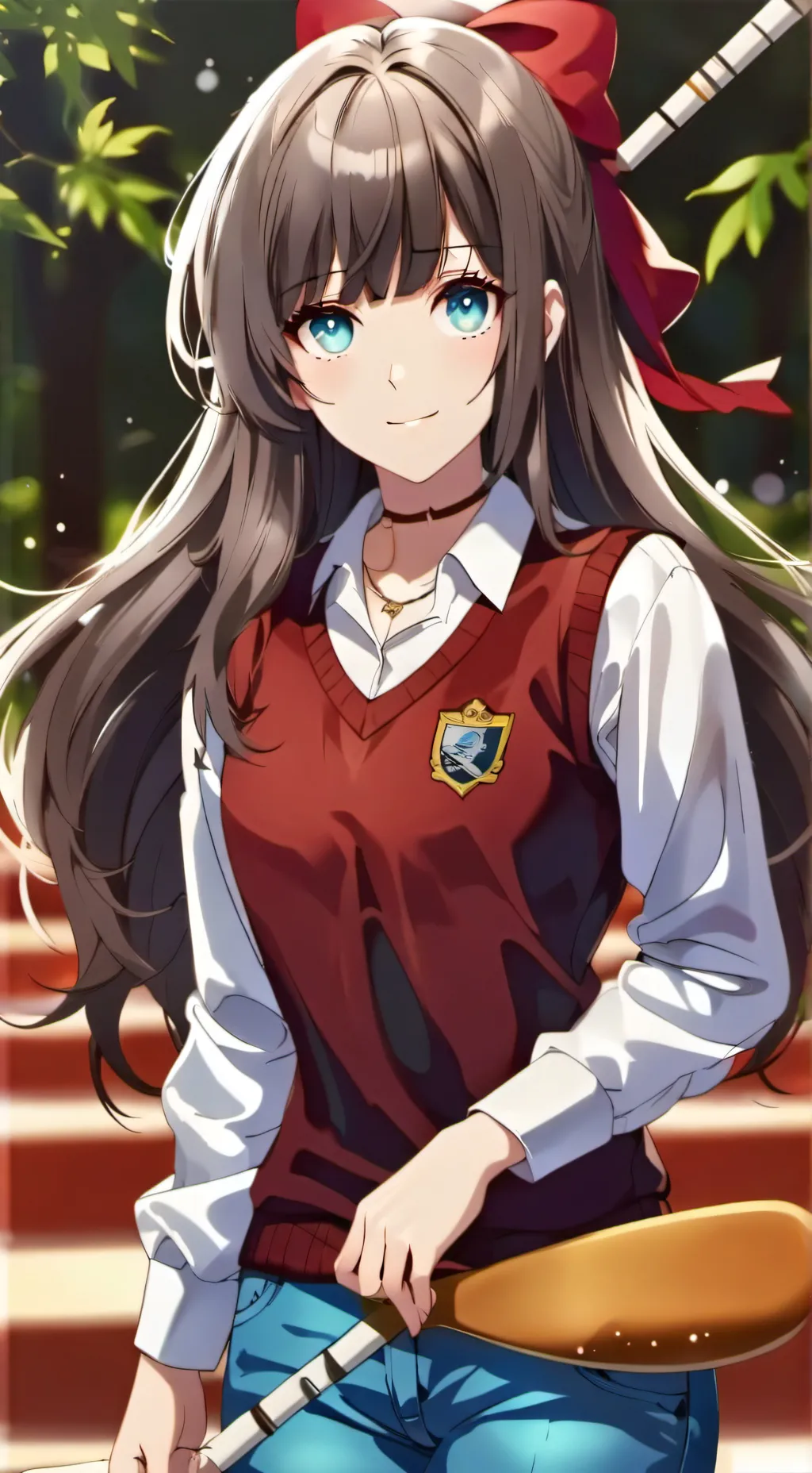 ai character: Verónica  background