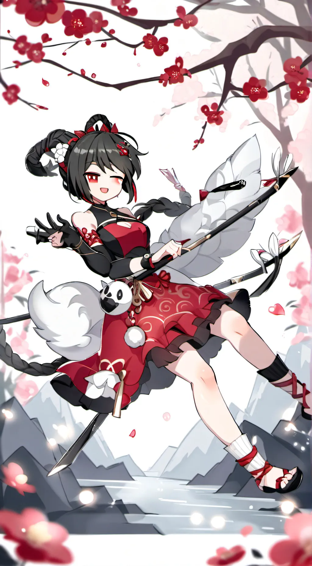 ai character: kamzic x mozi background