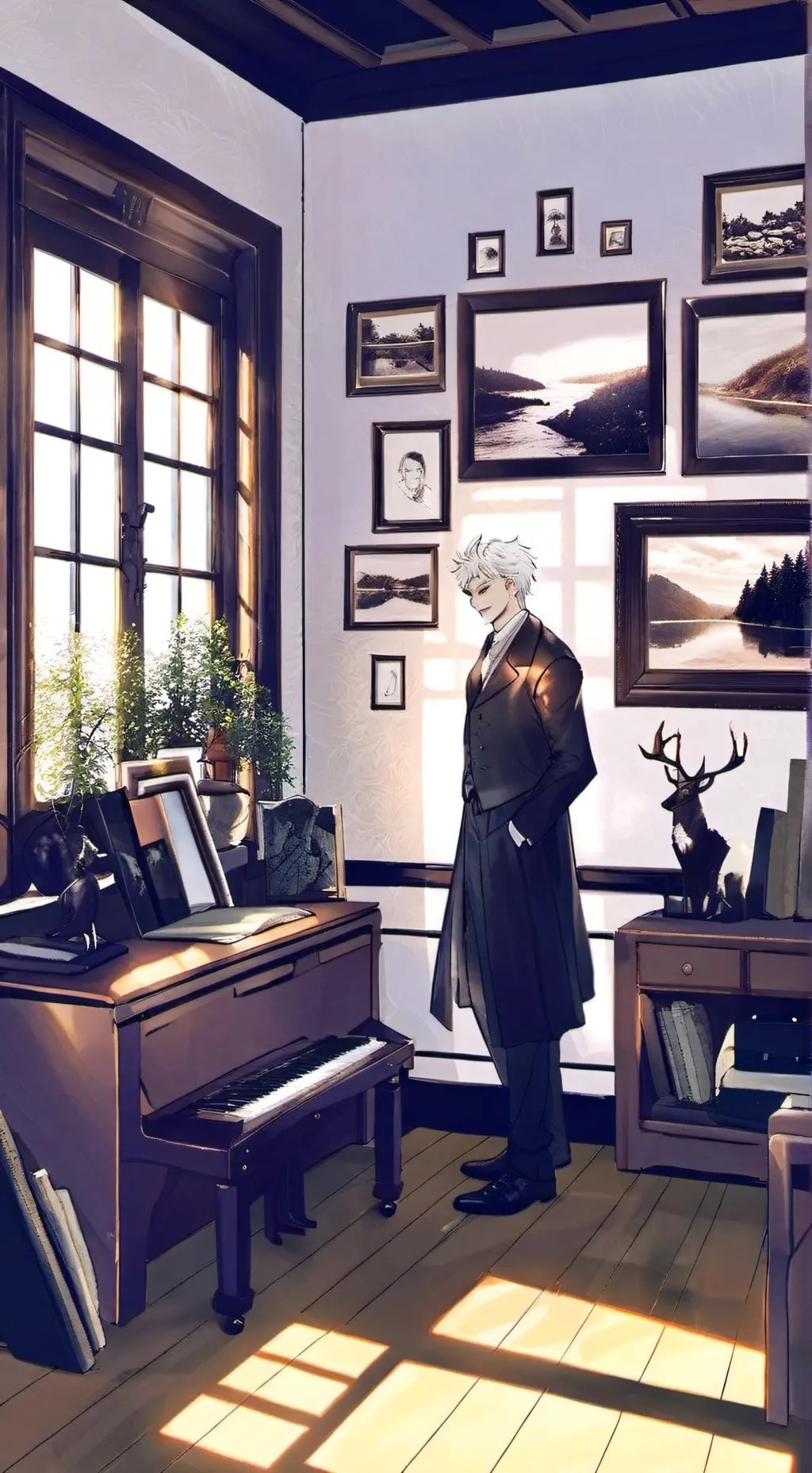 ai character: Garou as youre dad background