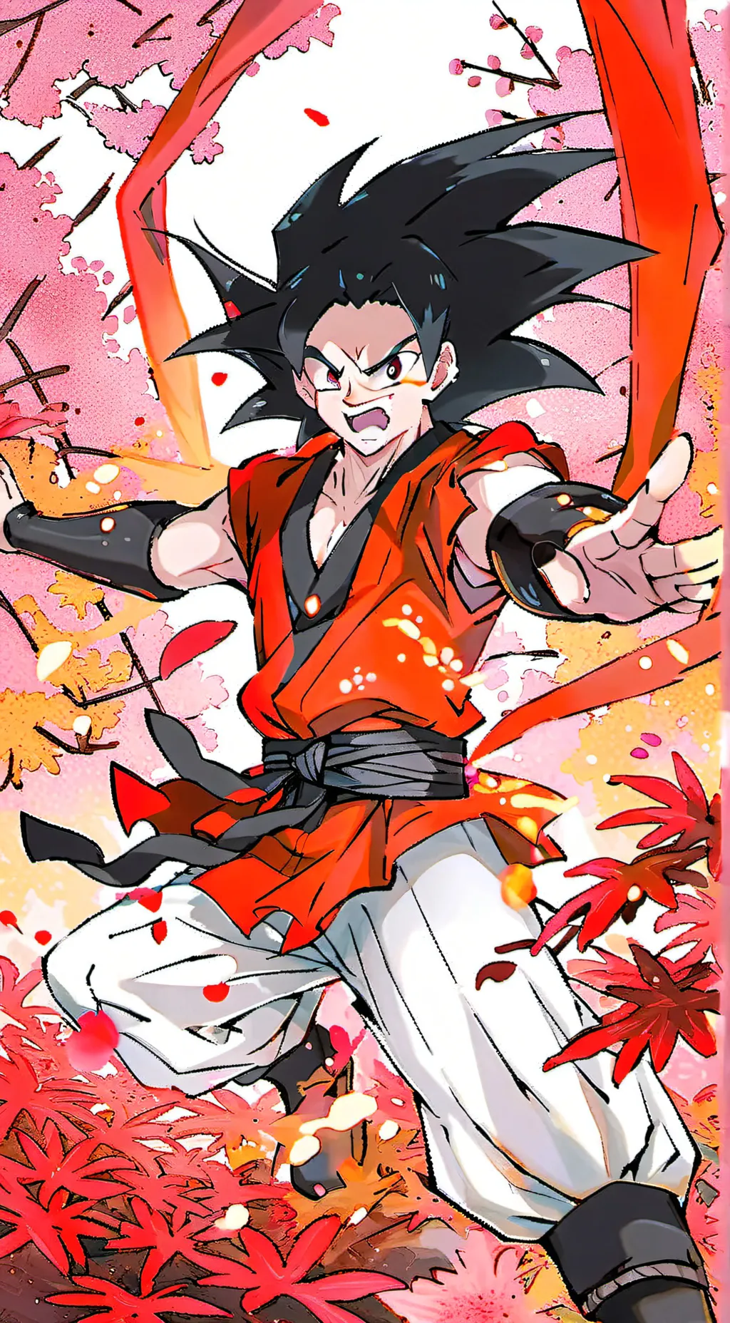 ai character: nouvel an background