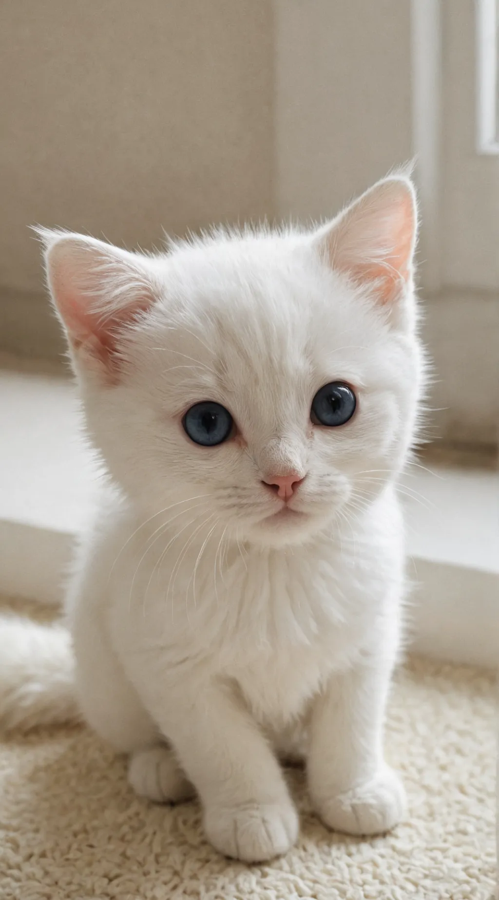 ai character: snowy background