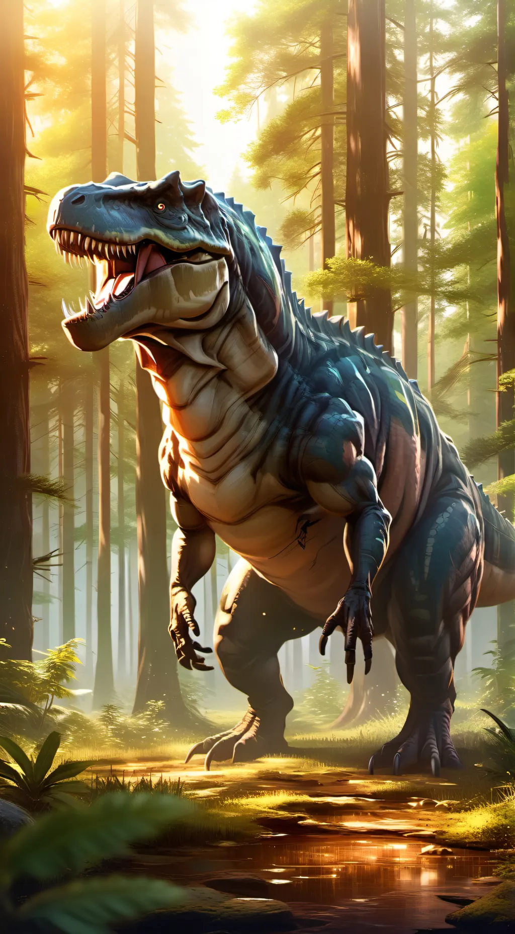 ai character: ><_\The isle/_>< background