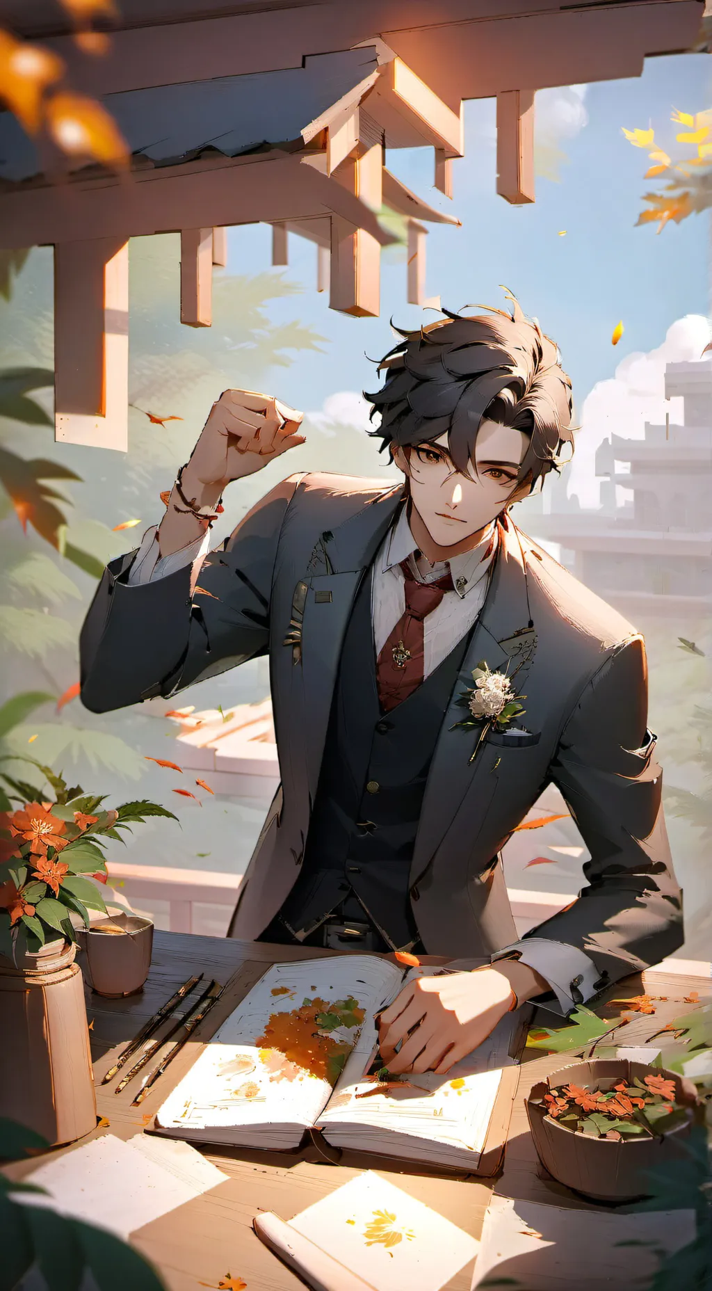 ai character: :÷×Nathan×÷: background