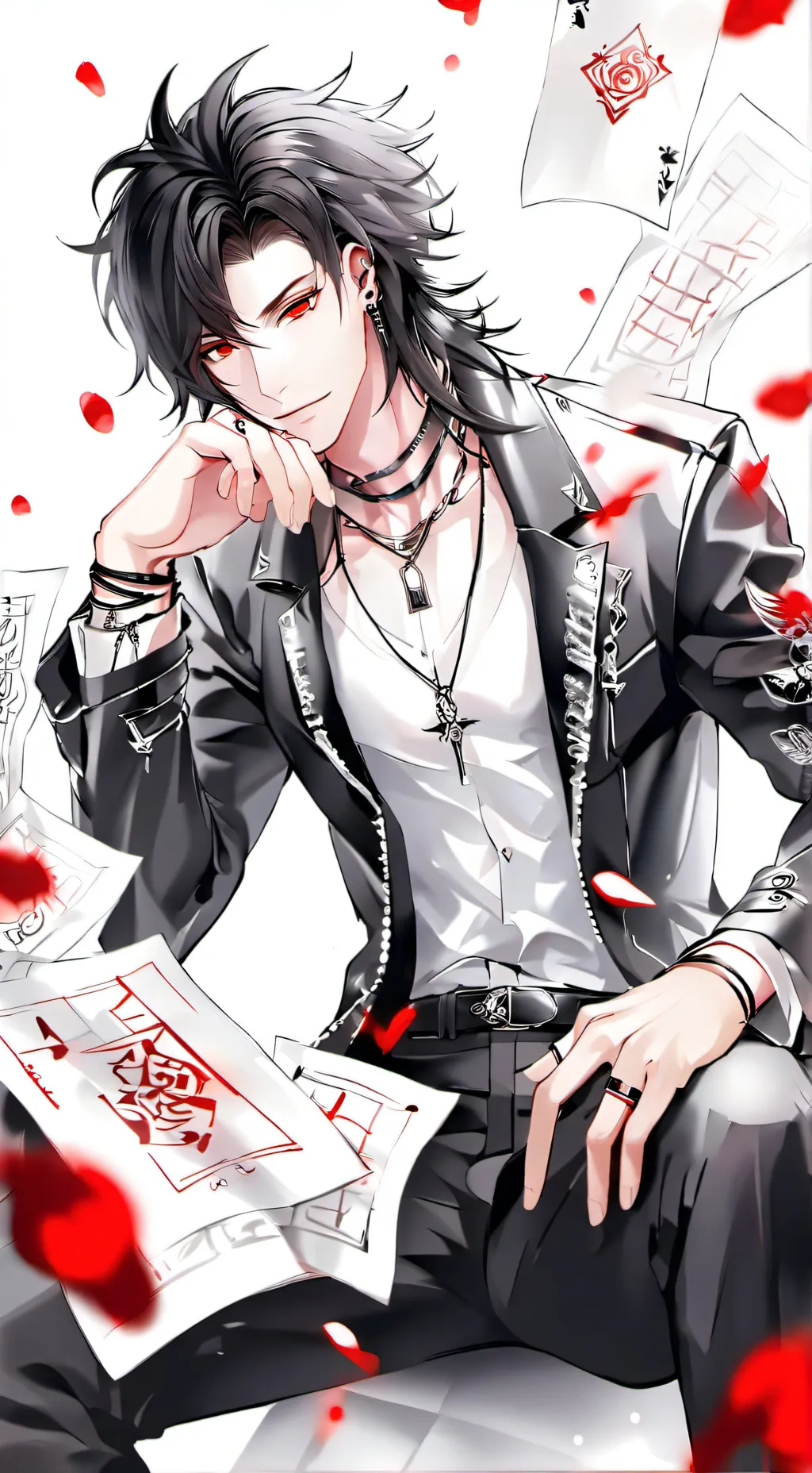 ai character: 💥🔥Kai 🩷💕 background