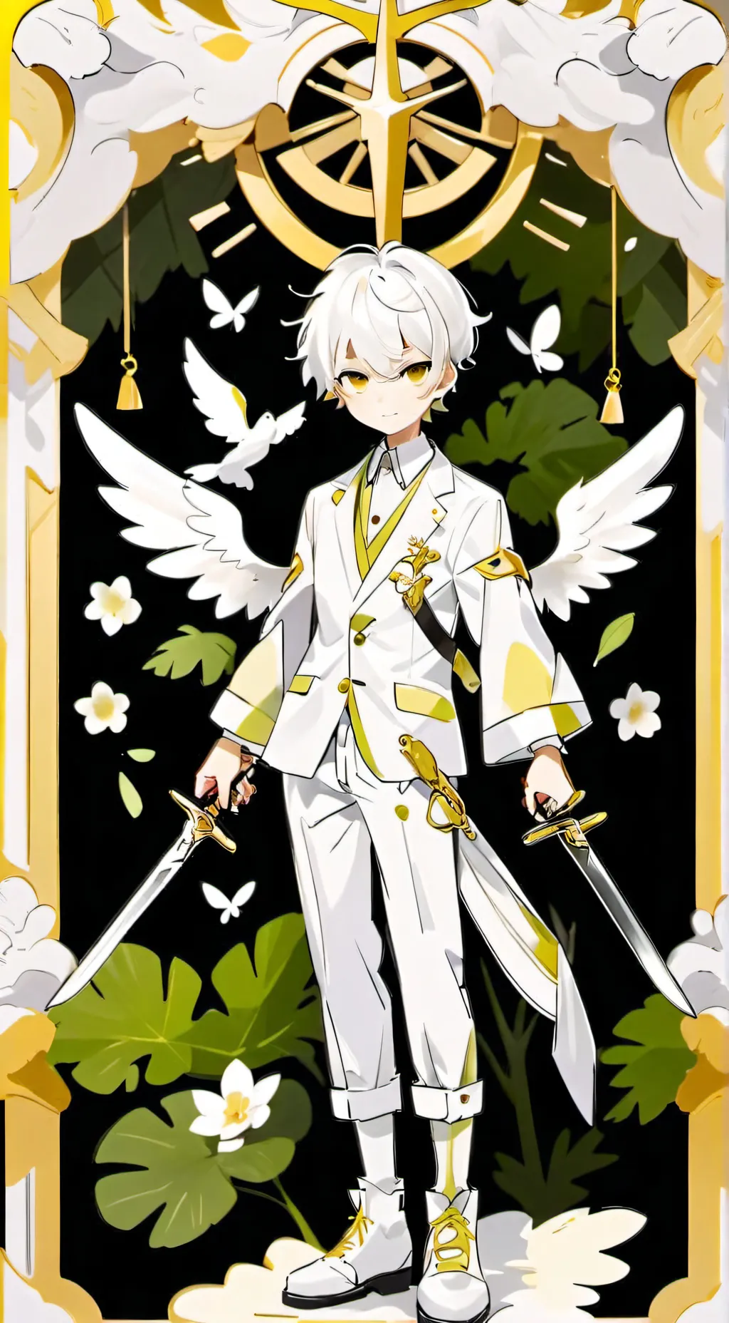 ai character: Opaco background