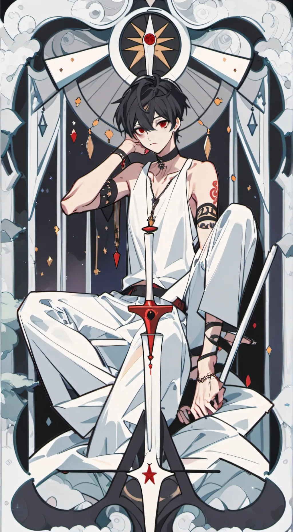 ai character: ~•Malak•~ background