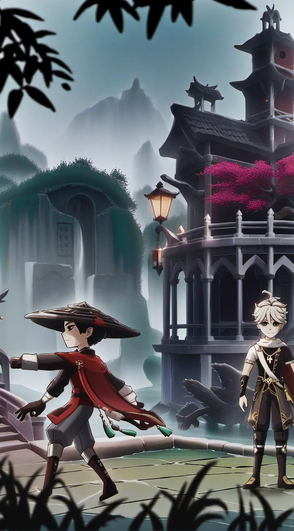 ai character: Dw yandre au!!! background