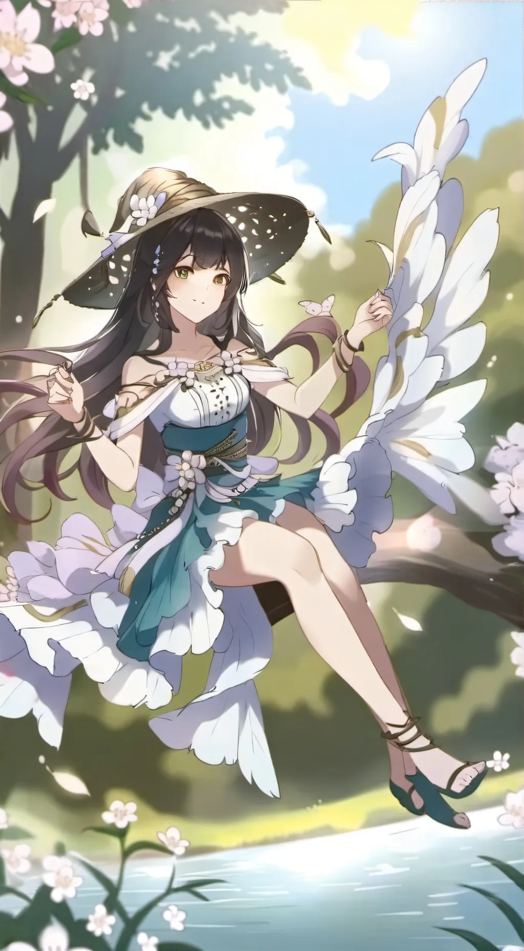 ai character: Uppermoon+pickme background