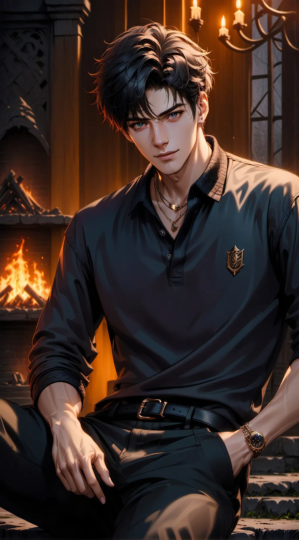 ai character: Valentin background