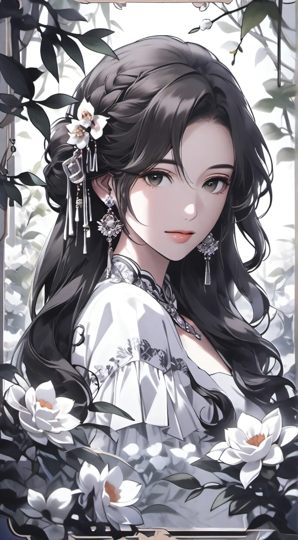 ai character: (strict boss) moon background