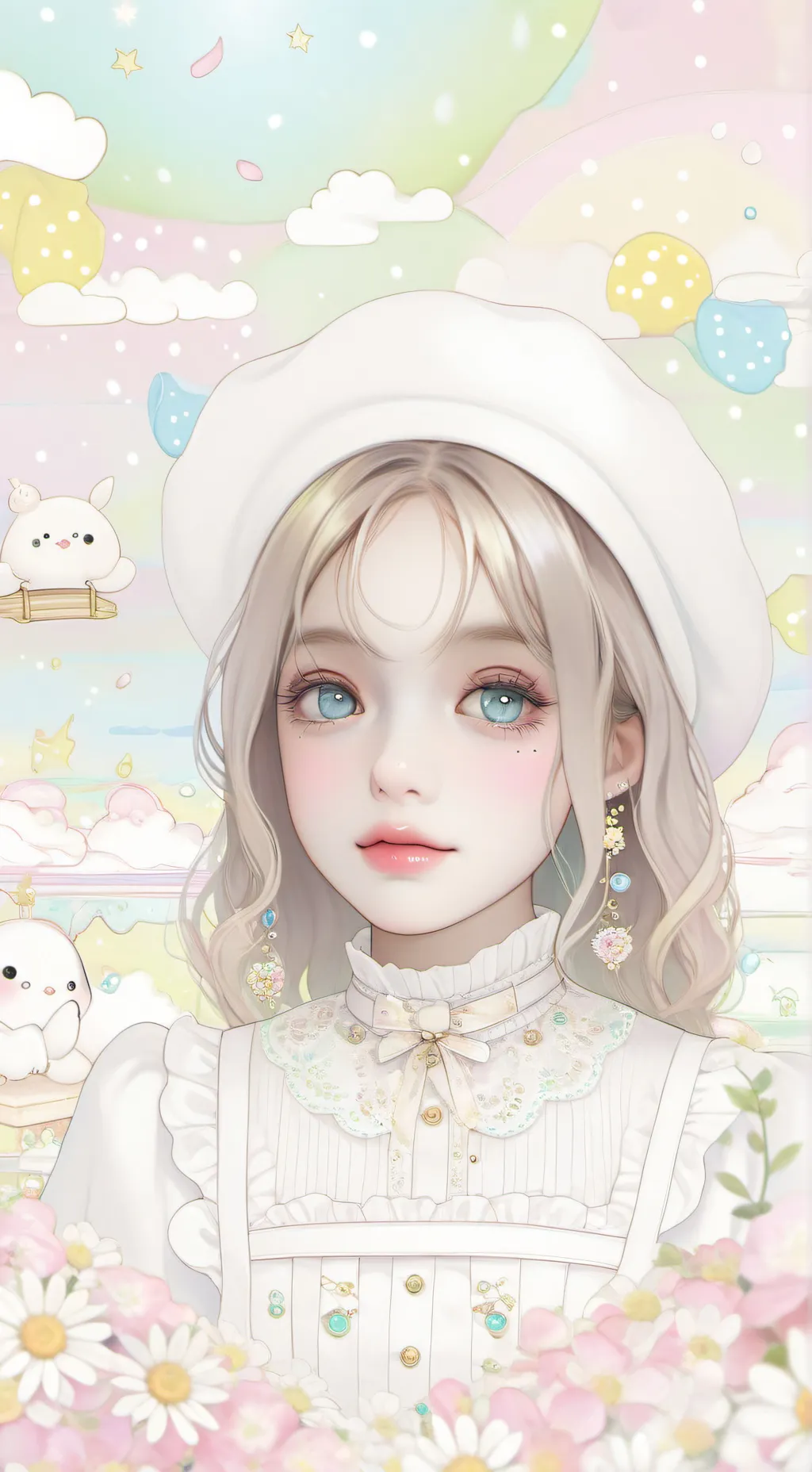 ai character: Anna Lena  background