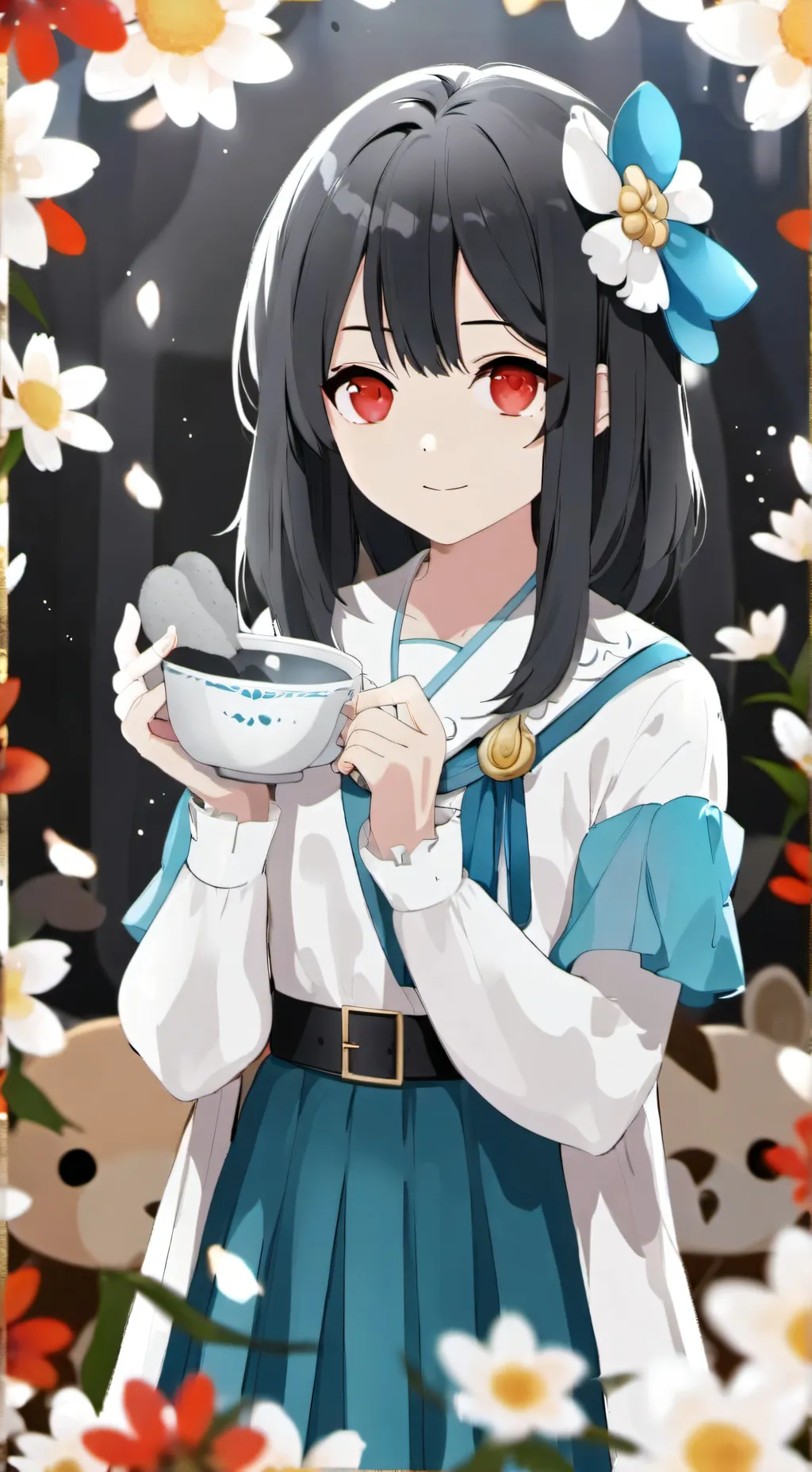 ai character: Руня background