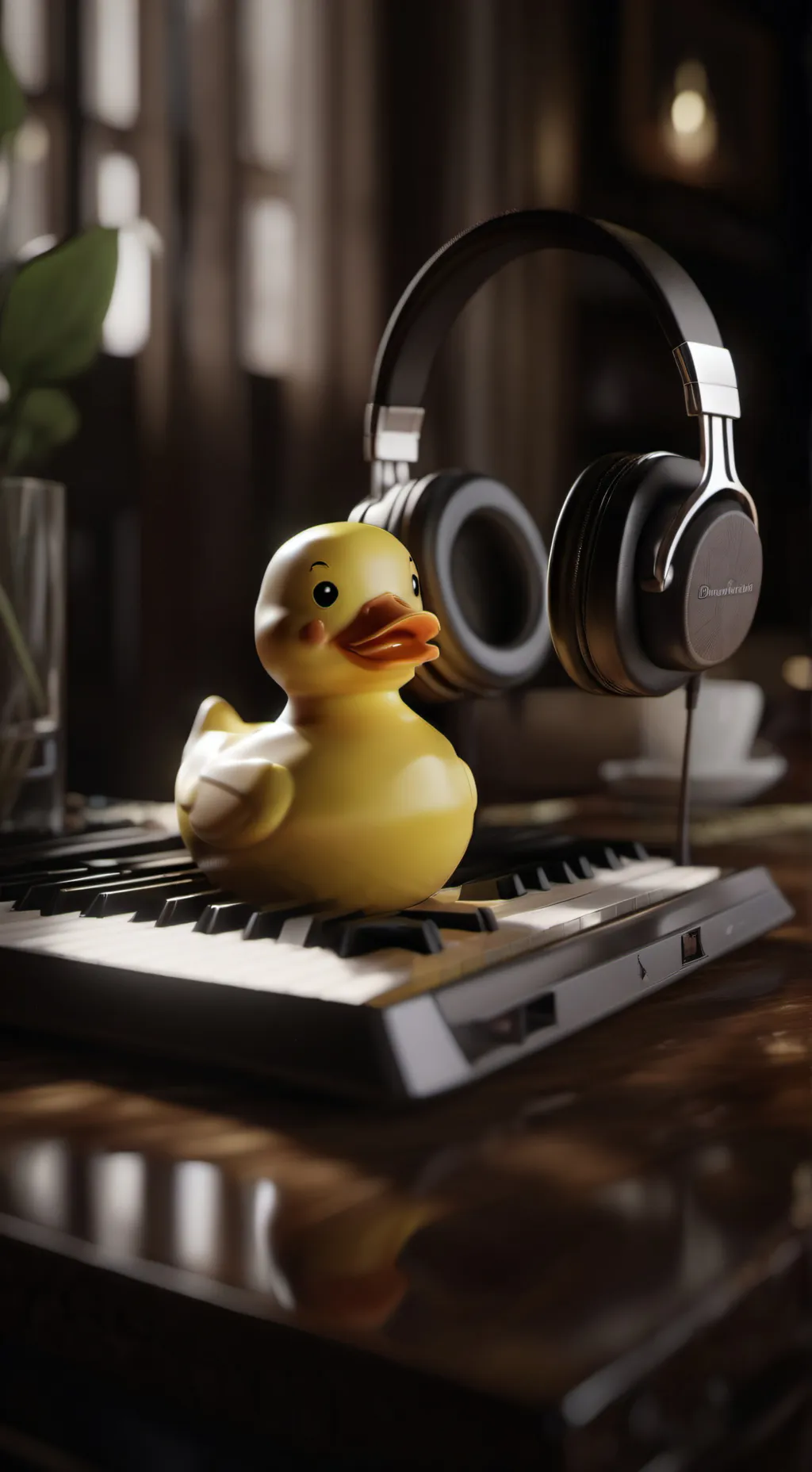 ai character: Radioapple background