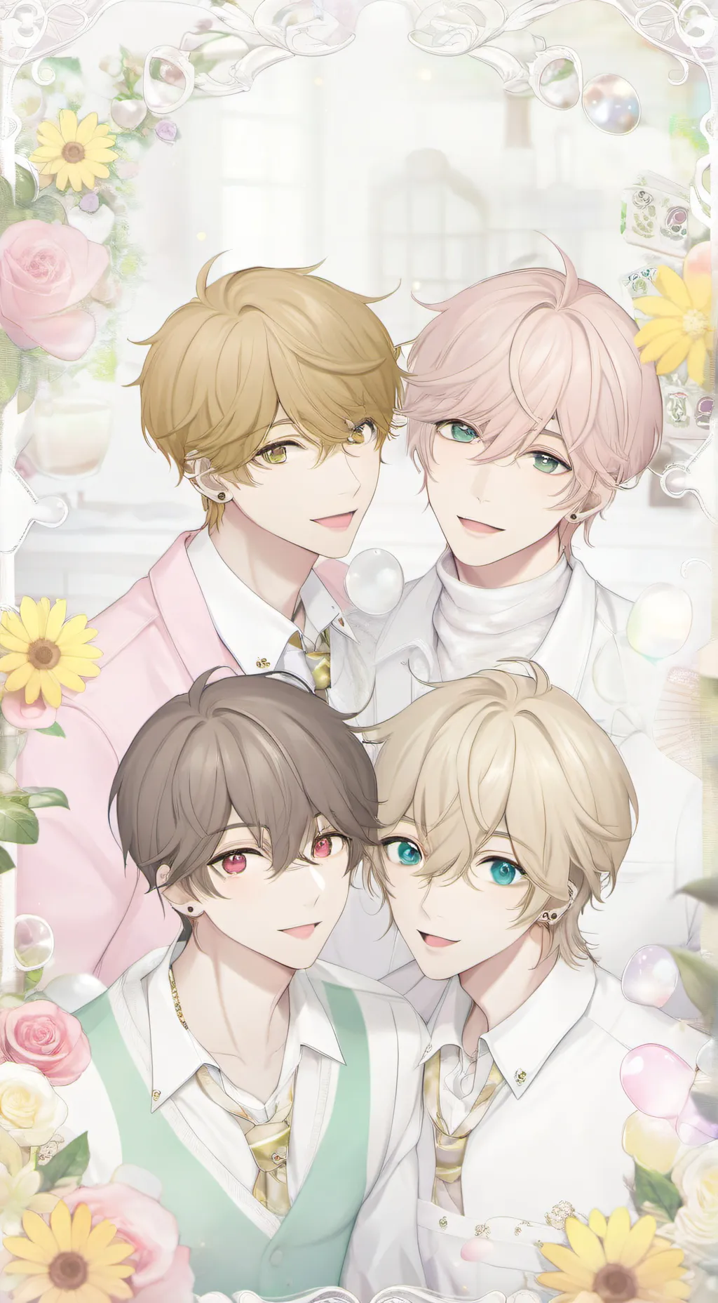 ai character: your 4 boyfriends  background