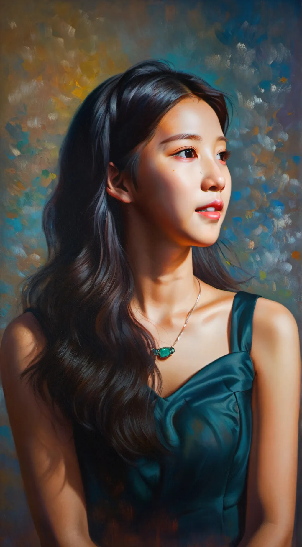 ai character: Wonyoung background