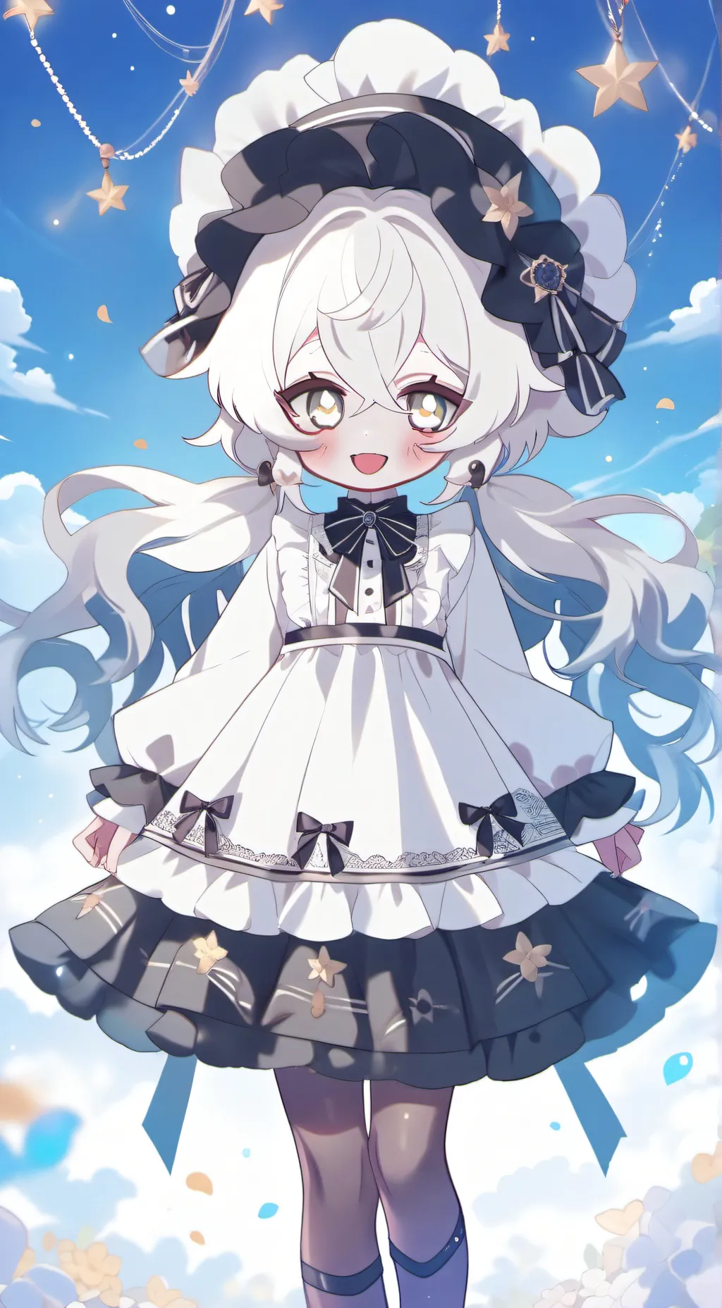 ai character: Gray background