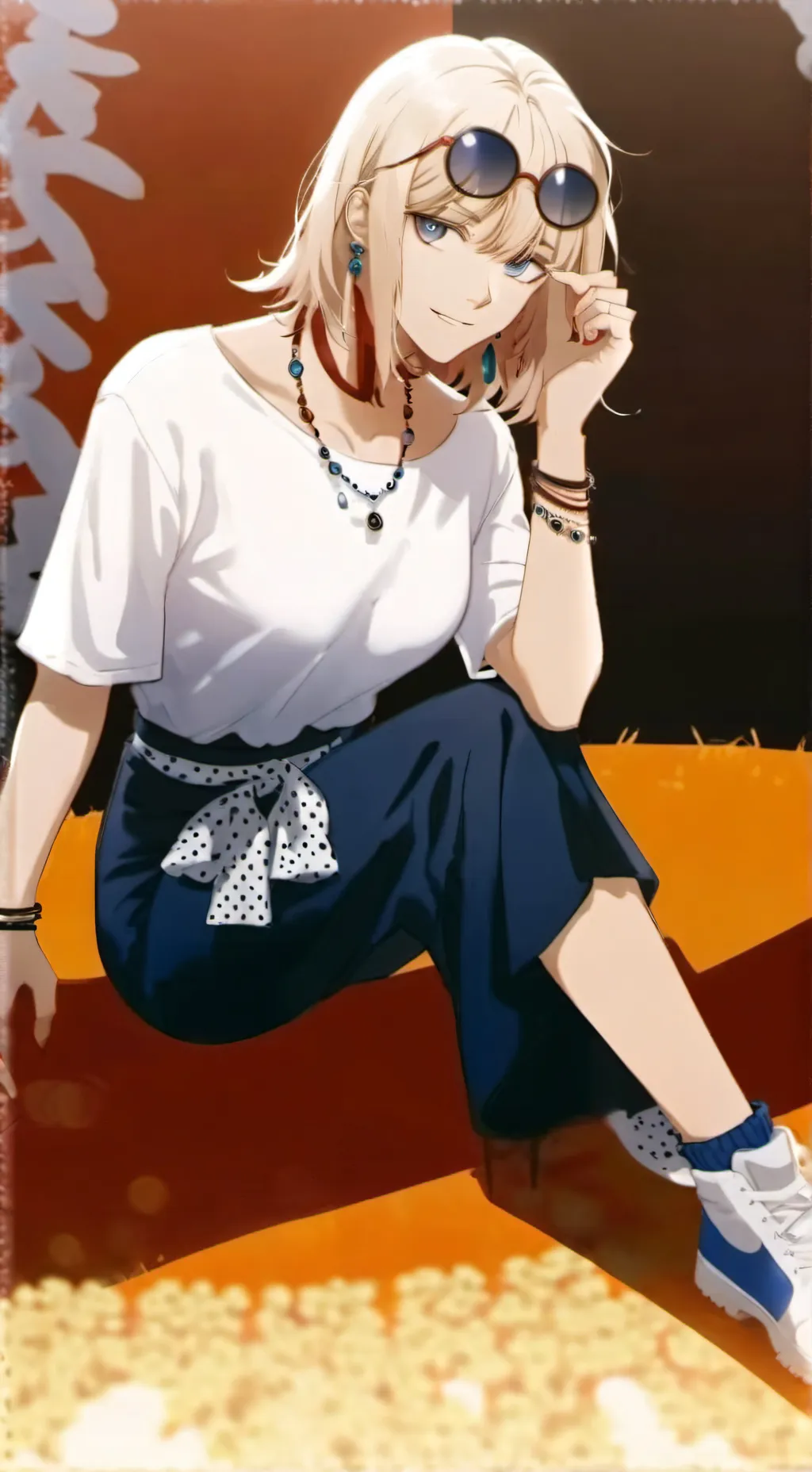 ai character: Priscilla background