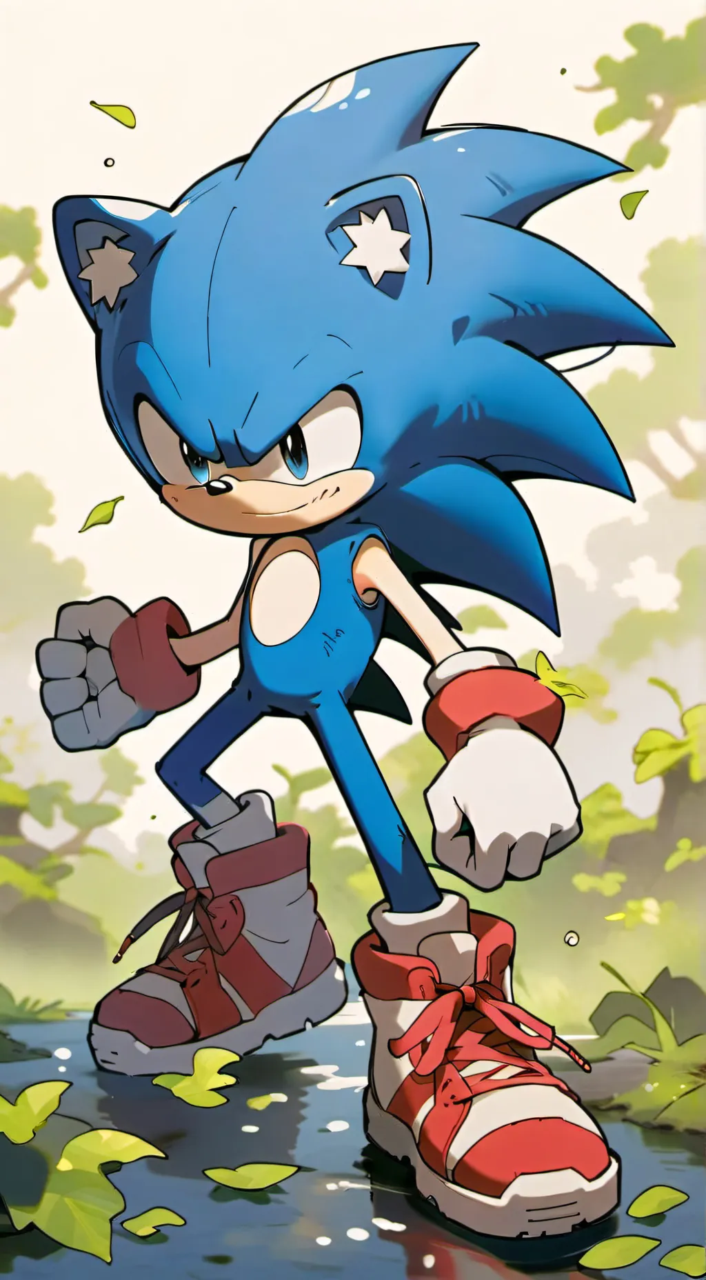 ai character: sonic universe background