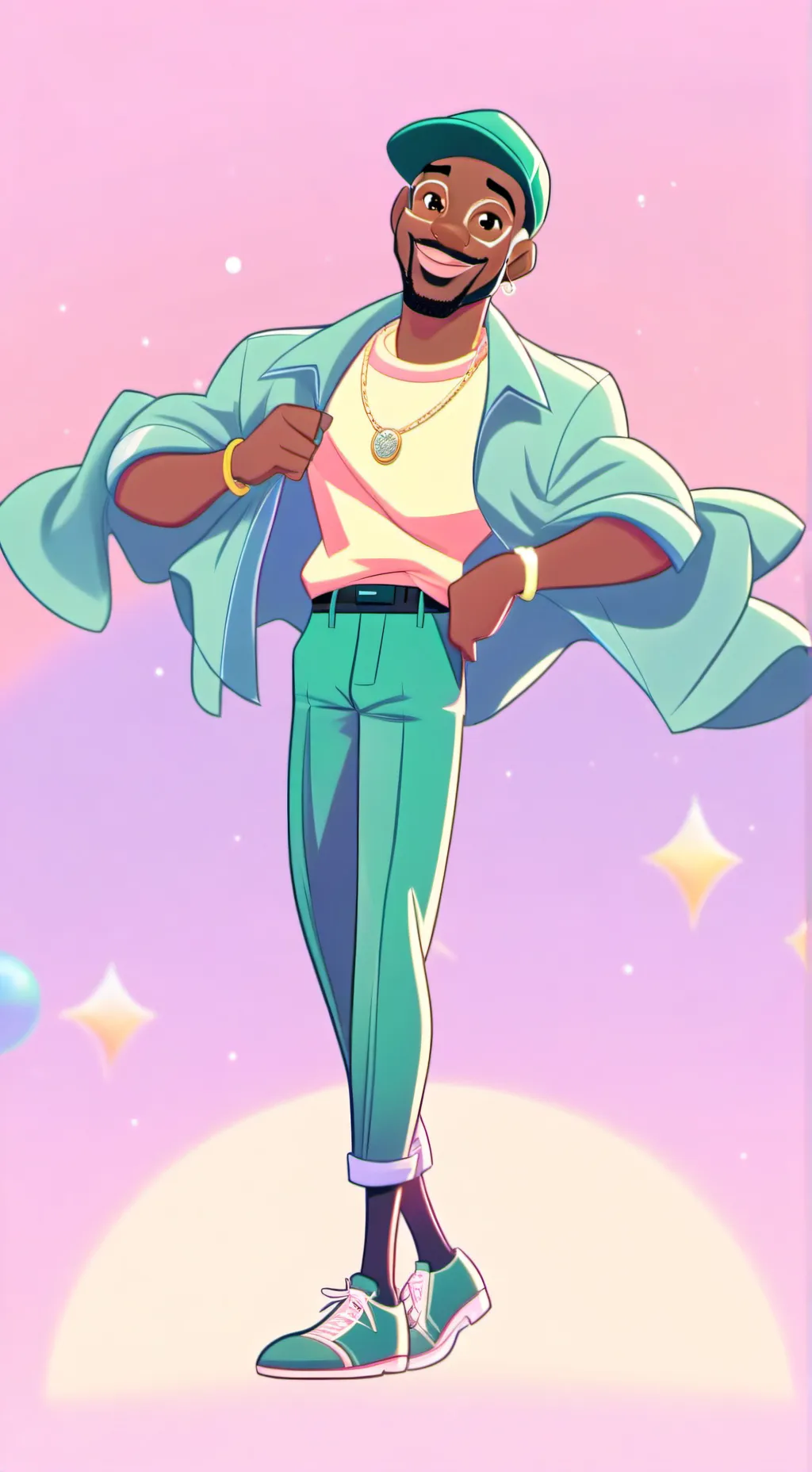 ai character: you're friend tom background