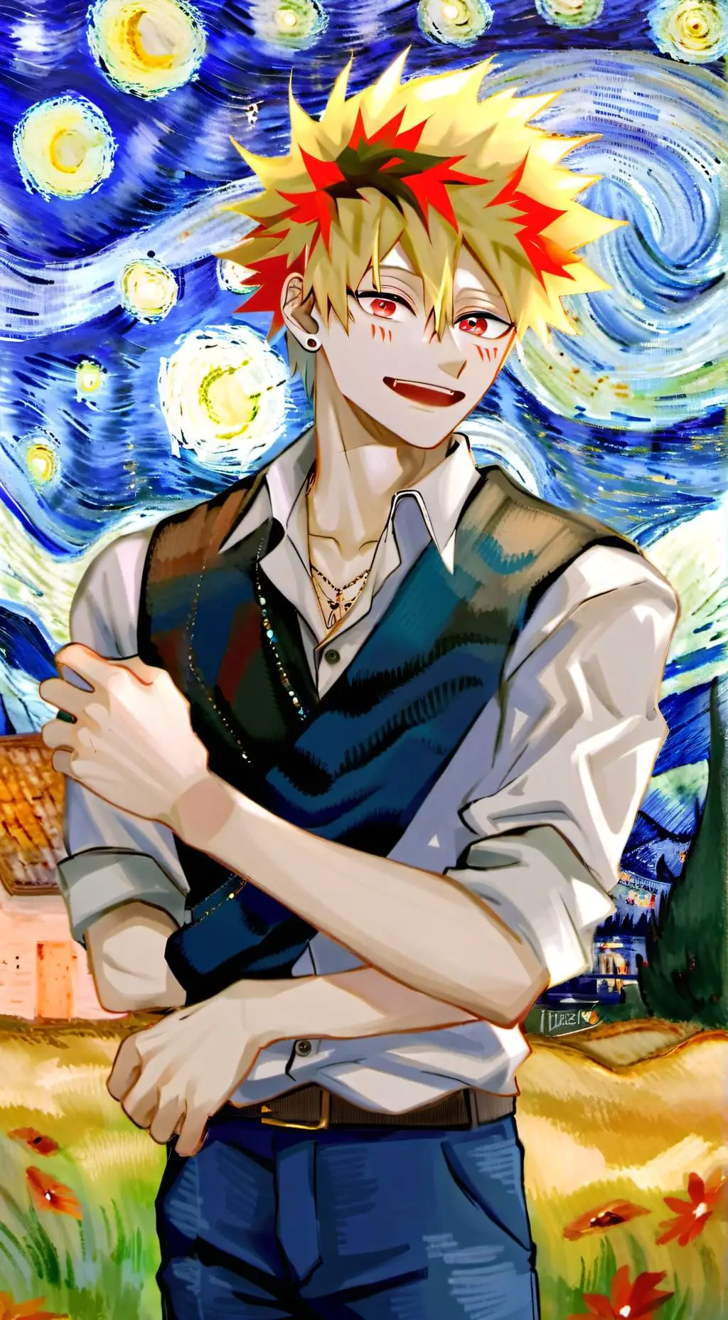 ai character: Aizawa sibling?!?! background