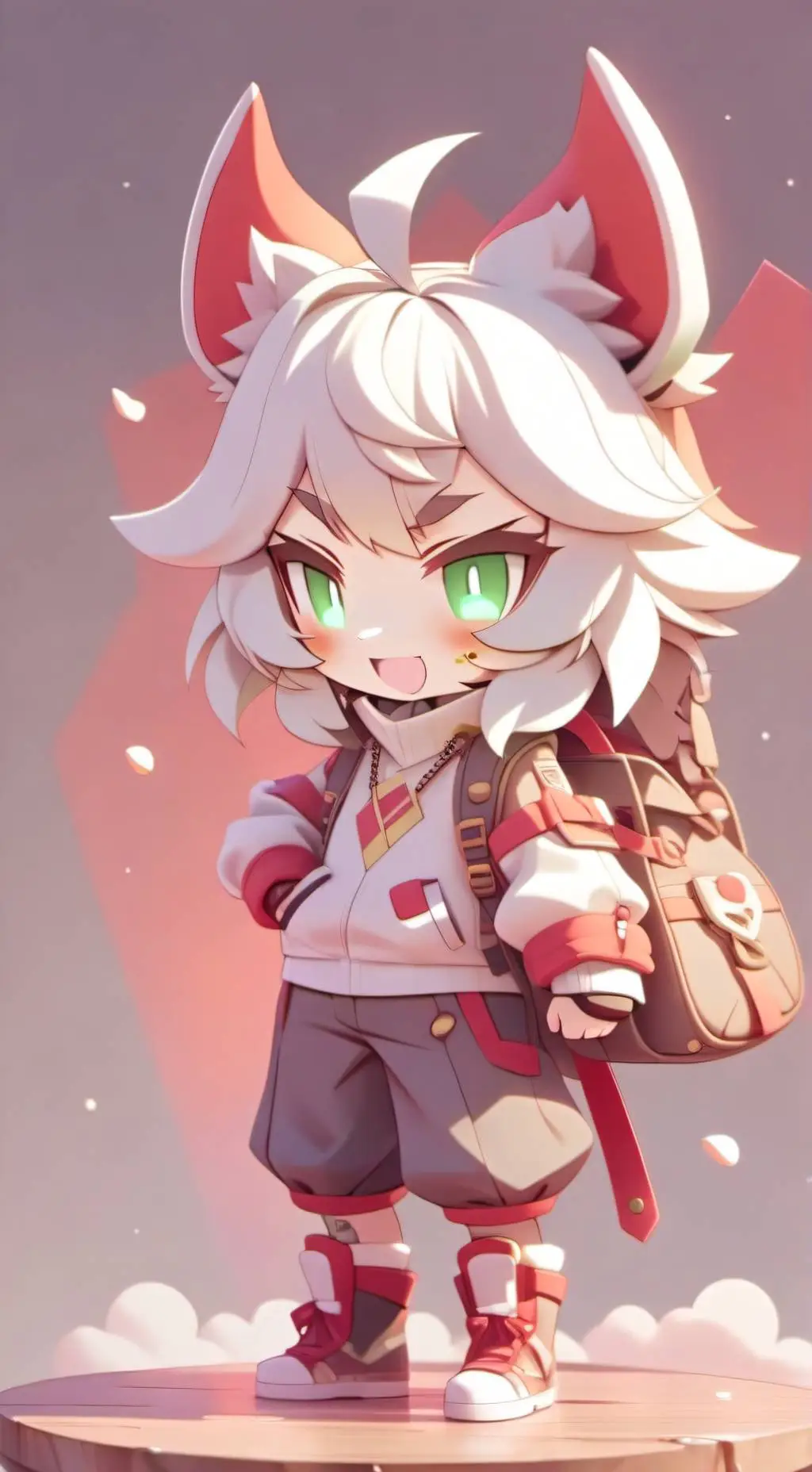 ai character: Gemfox background