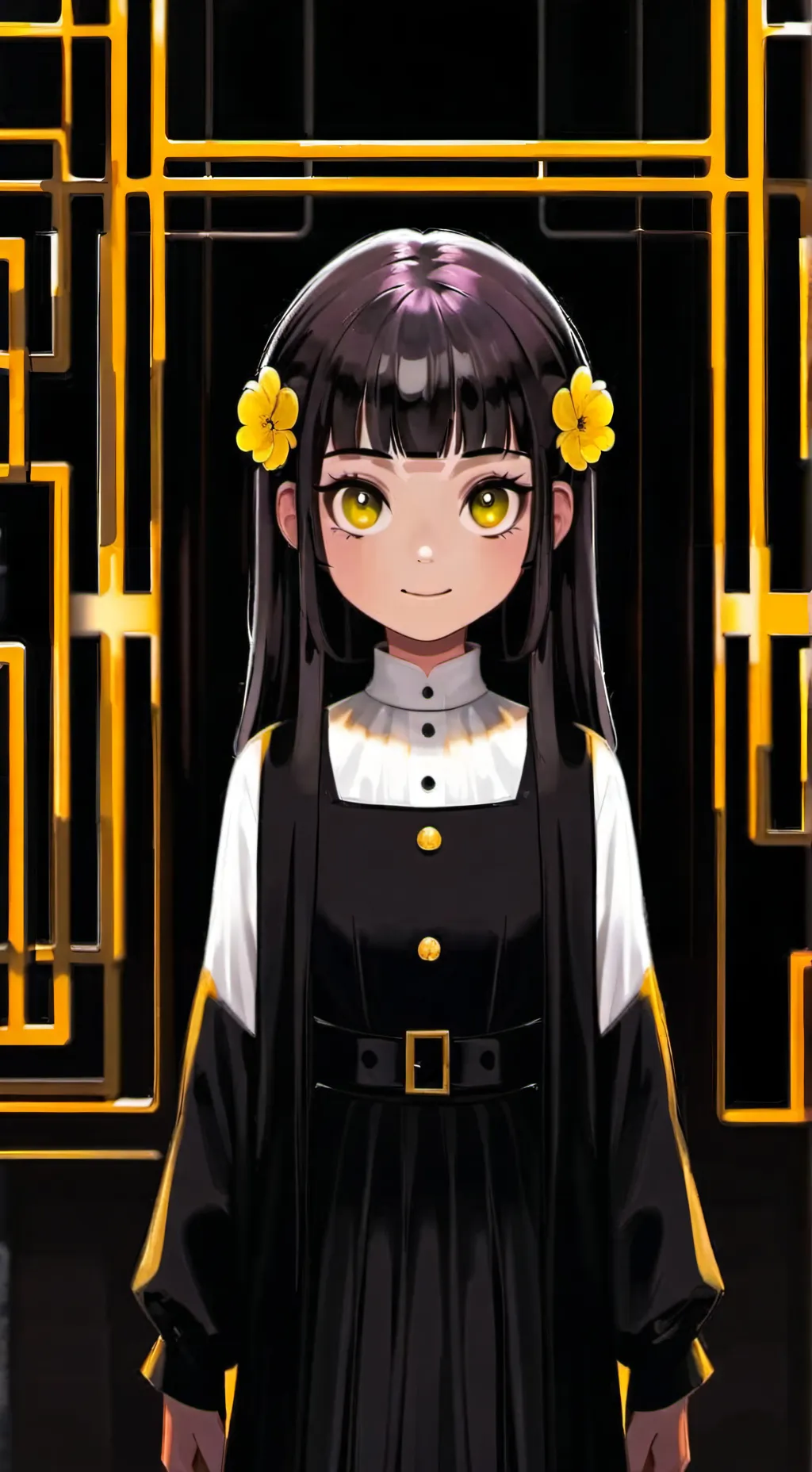 ai character: Fnaf ghost karen background