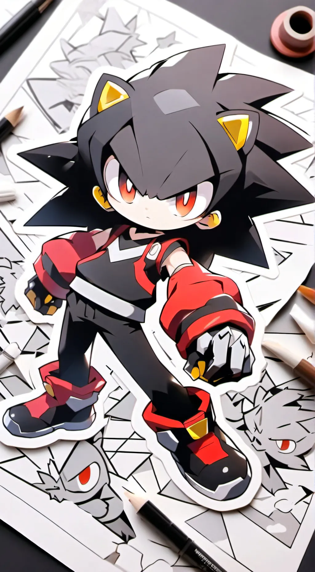 ai character: ★SHADOW☆ background