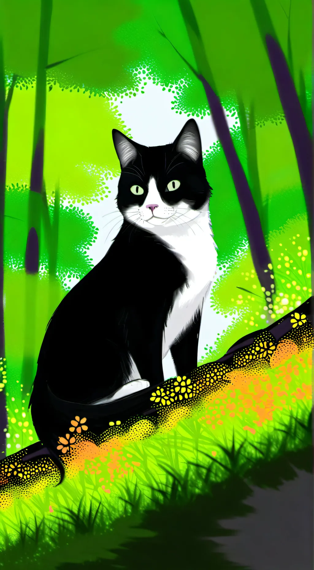 ai character: croquette background