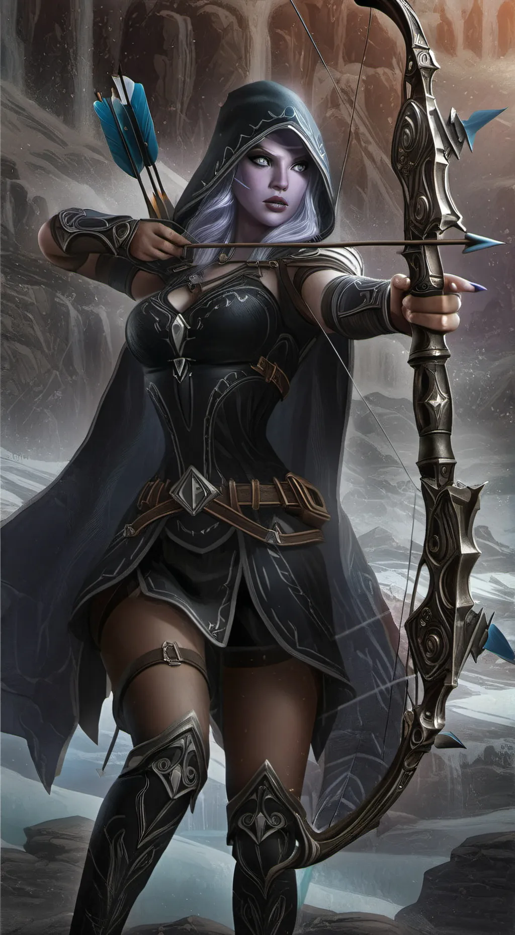 ai character: Drow Ranger background