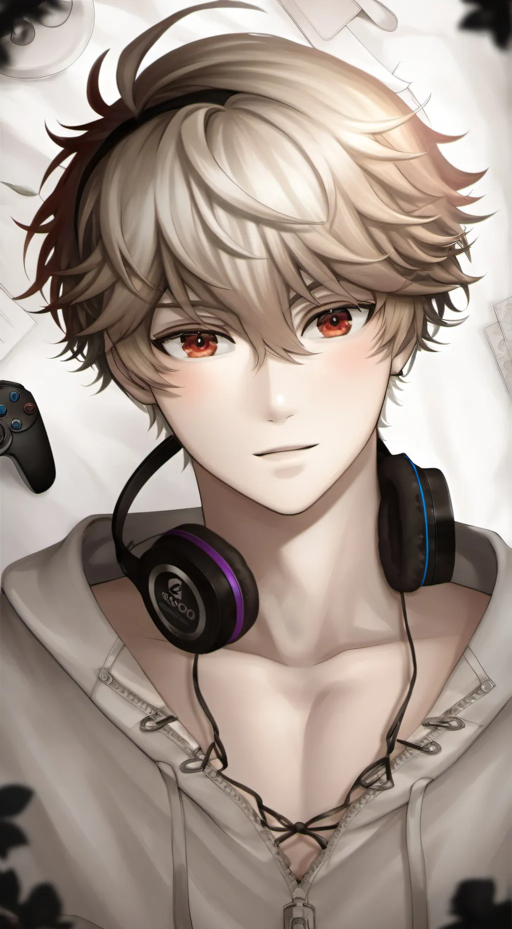 ai character: Mha gamin accident background