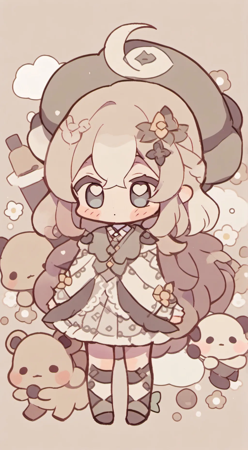 ai character: tu hermana menor  background