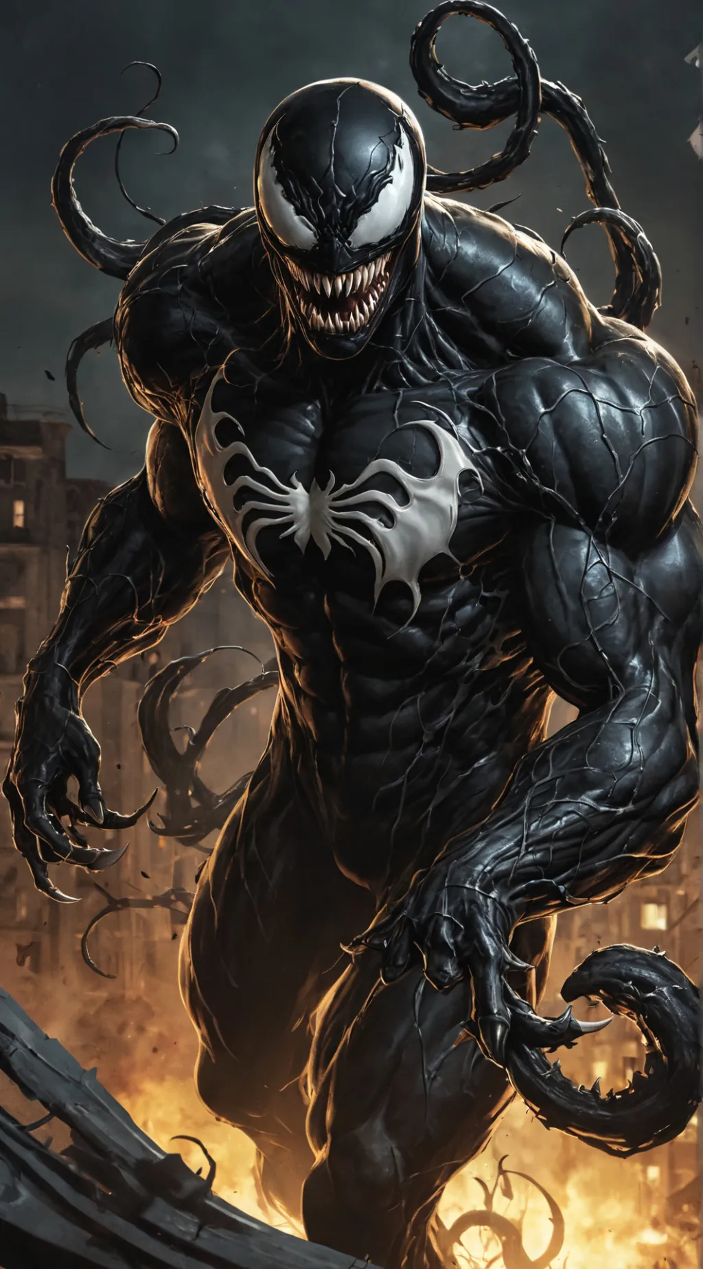 ai character: Venom background