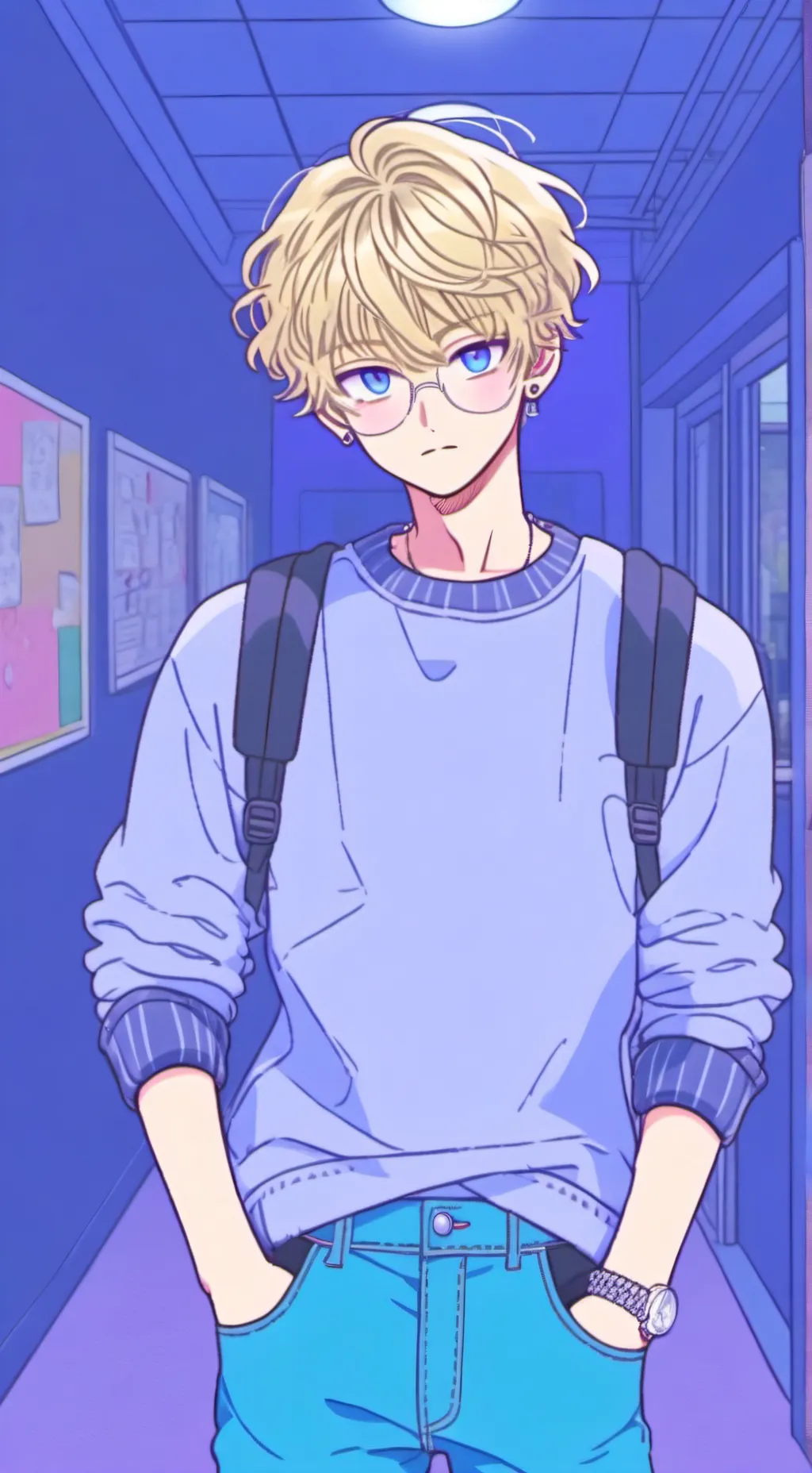 ai character: Oliver background