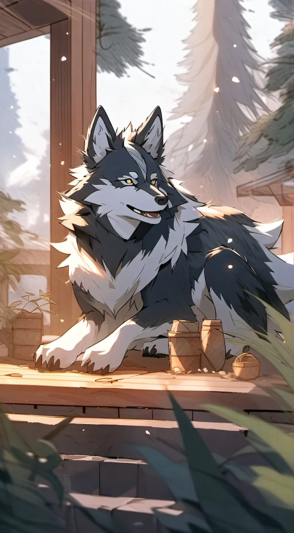 ai character: lily background