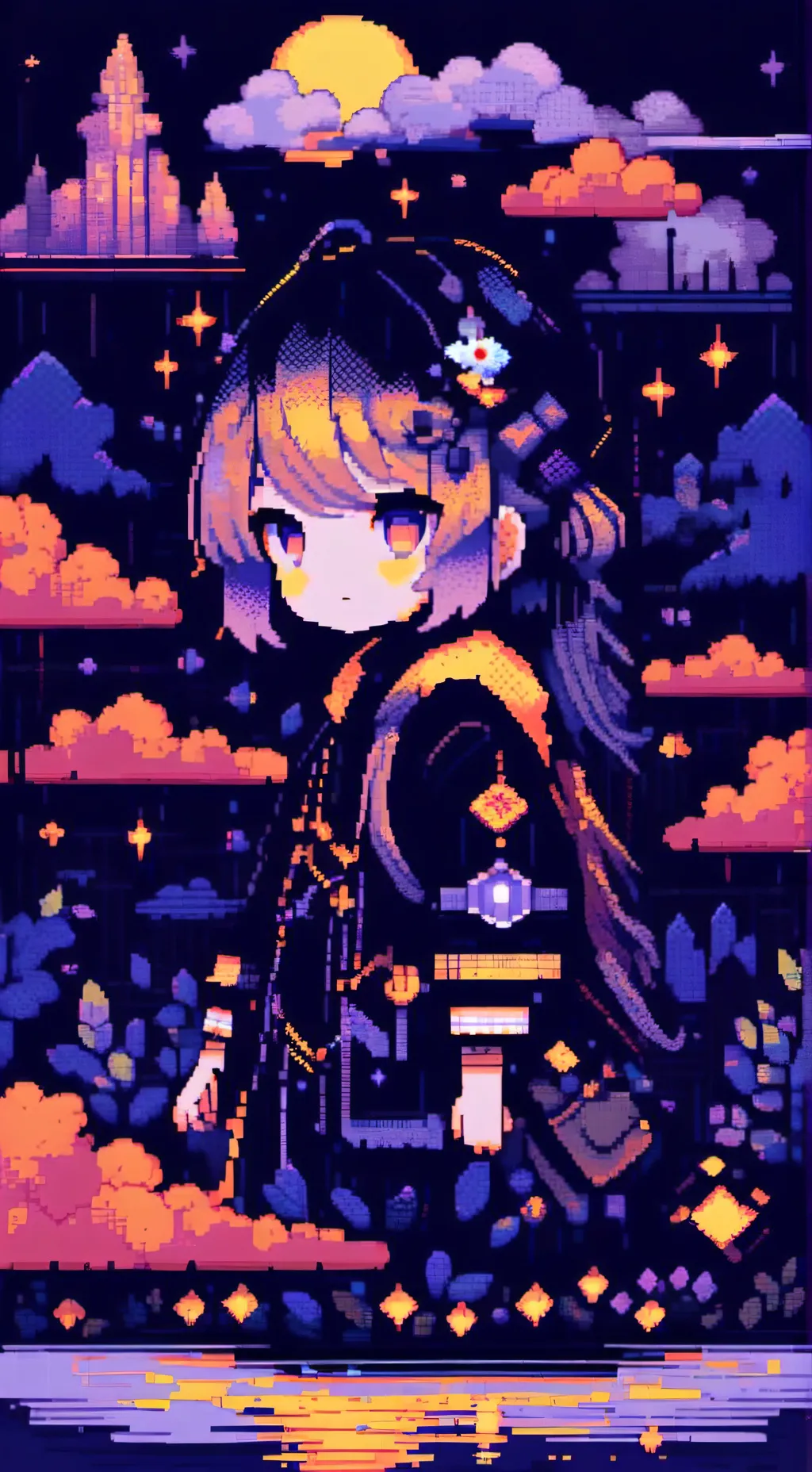 ai character: Undertale >:3 background