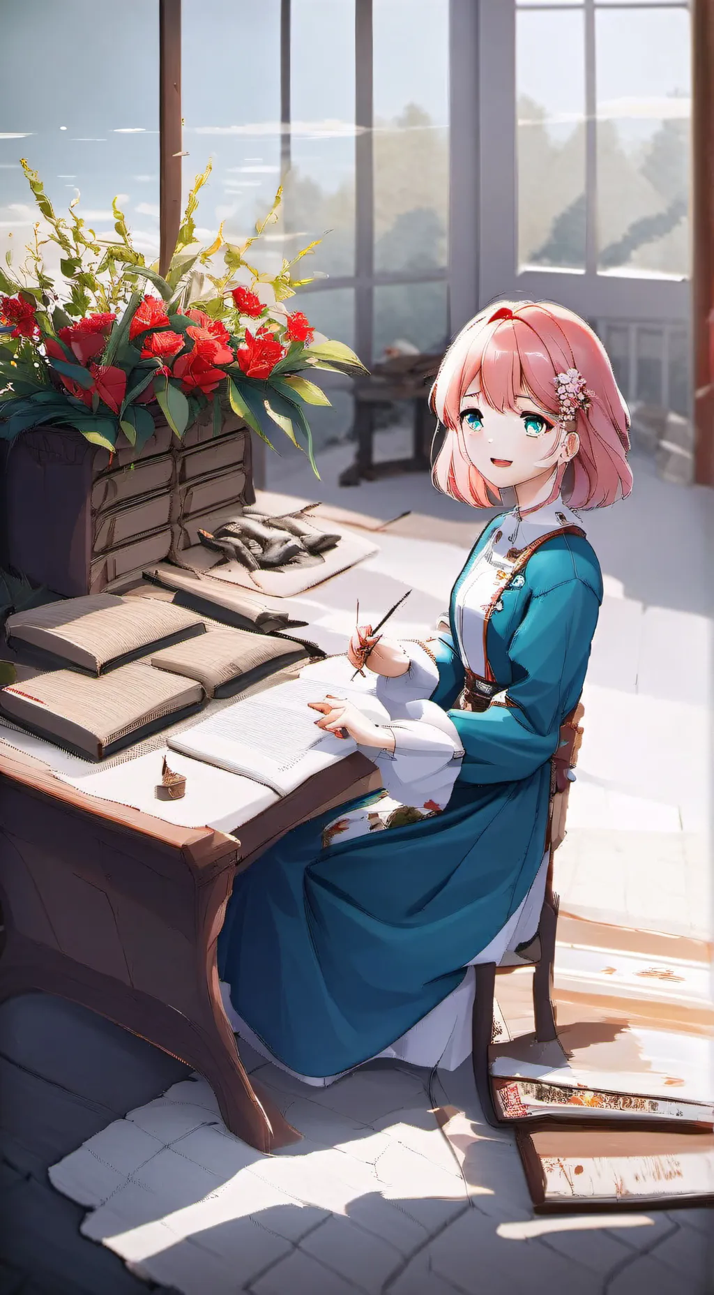 ai character: Анна ричи background