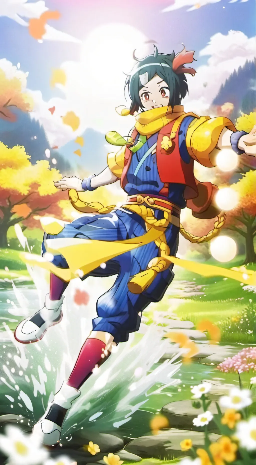 ai character: MHA-Cheerleaders background