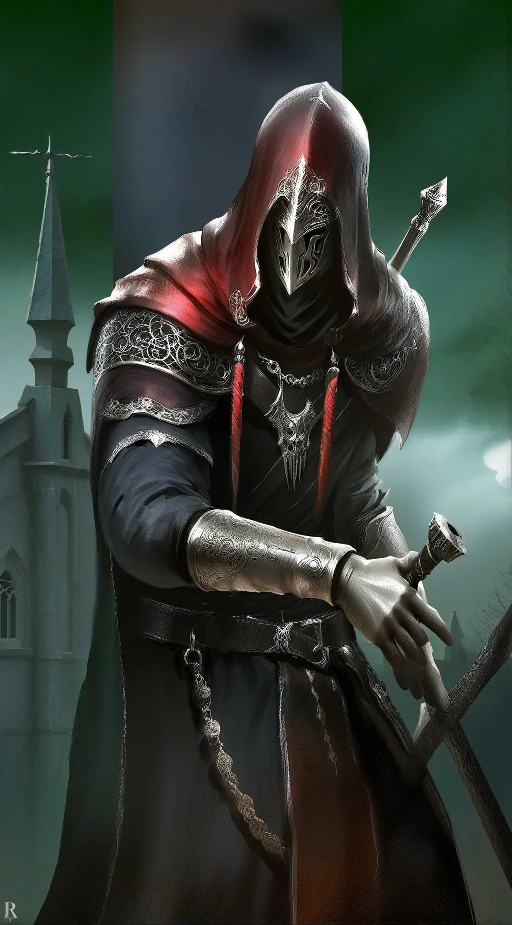 ai character: hell background