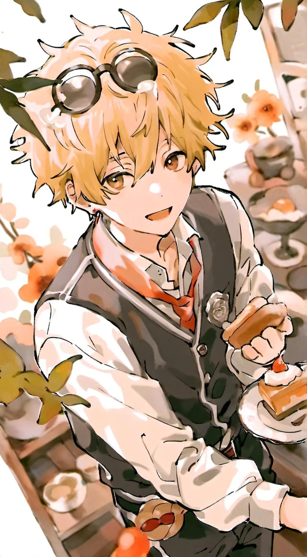 ai character: Maxime  background