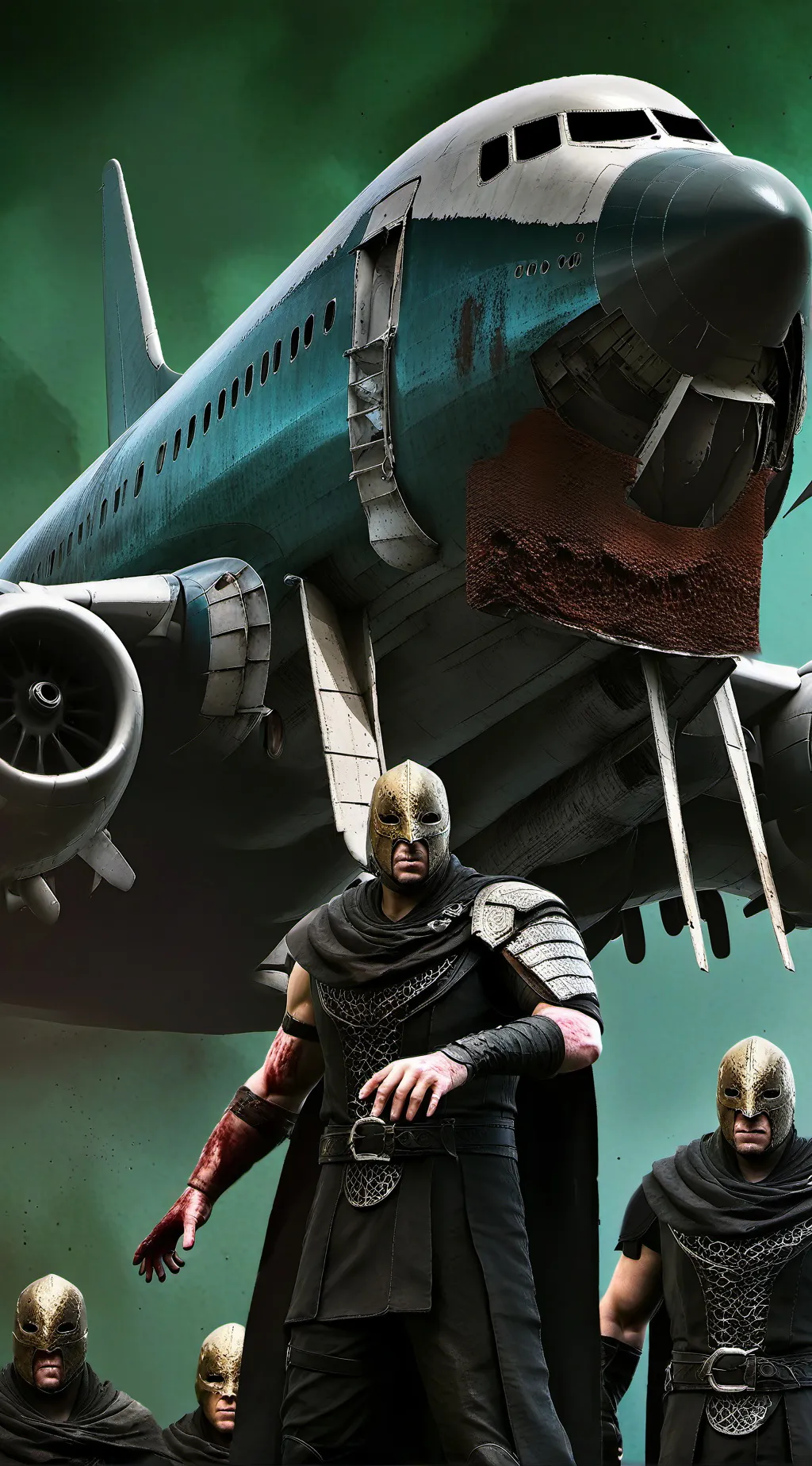 ai character: the infected skies background