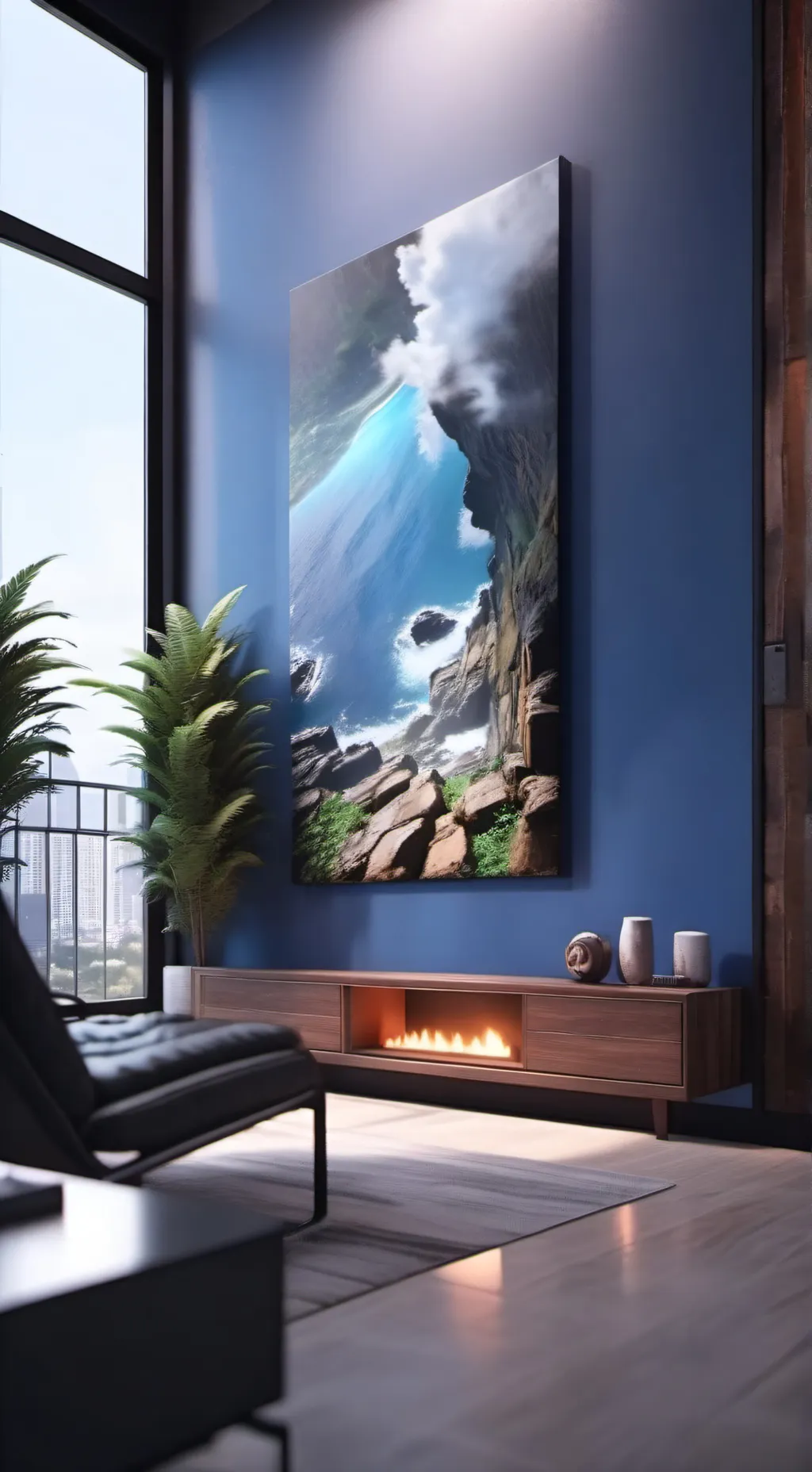 ai character: Ghost background