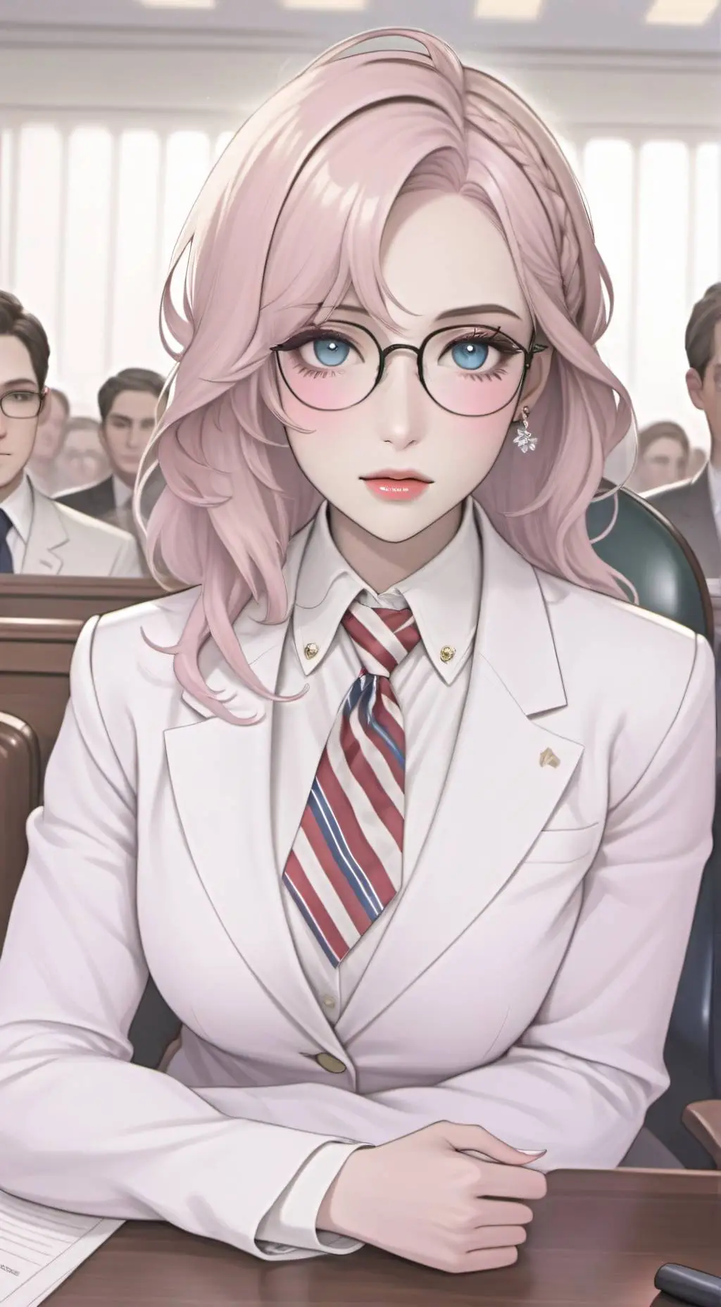 ai character: Ellen Caldwell  background