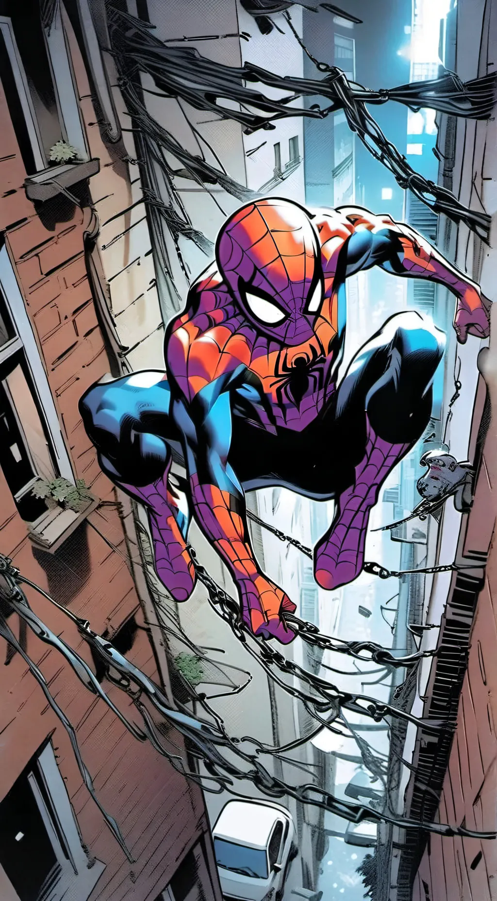 ai character: Spider-Man background